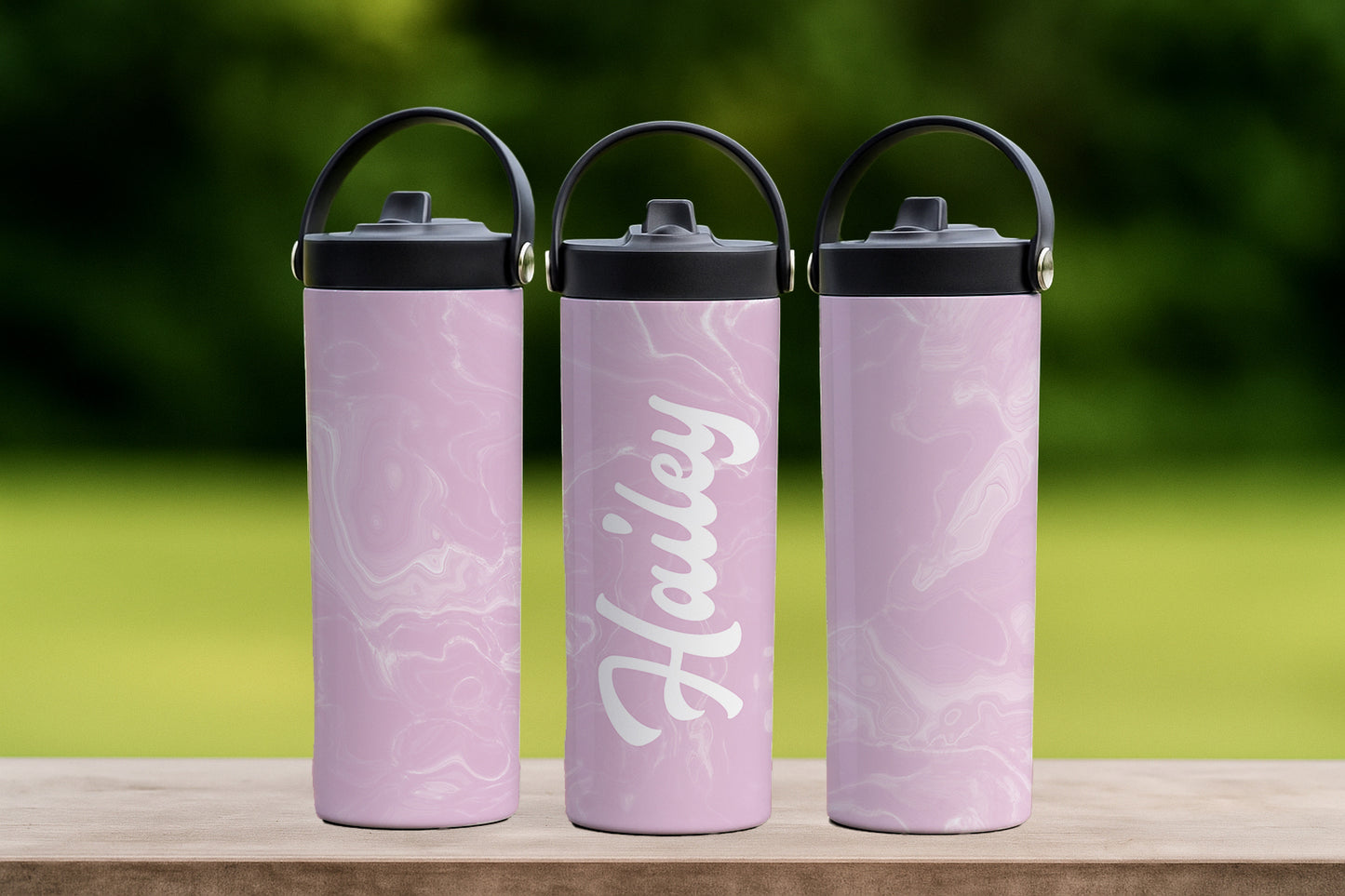 Abstract Marble Steel Bottle, Aesthetic Tumbler, BFF Gift, Cute Cup