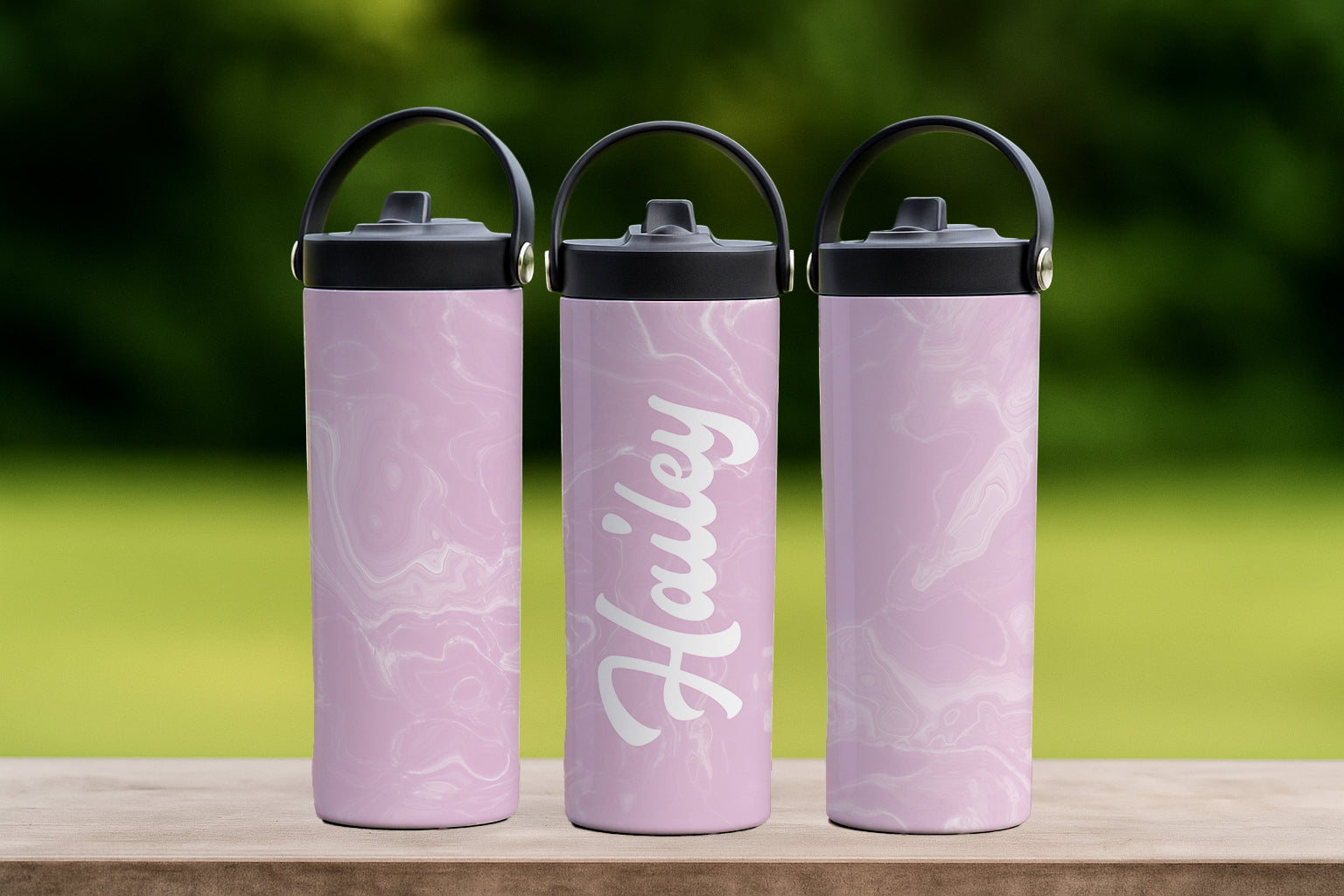 Abstract Marble Steel Bottle, Aesthetic Tumbler, BFF Gift, Cute Cup