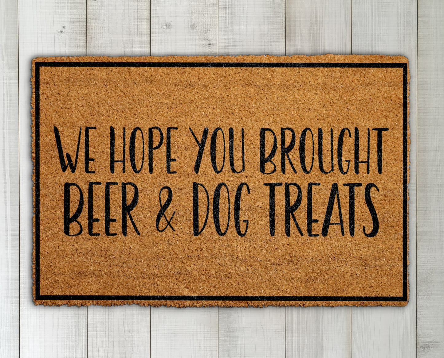 Welcome Guests with Humorous Dog Lover Doormat, Perfect Housewarming Gift