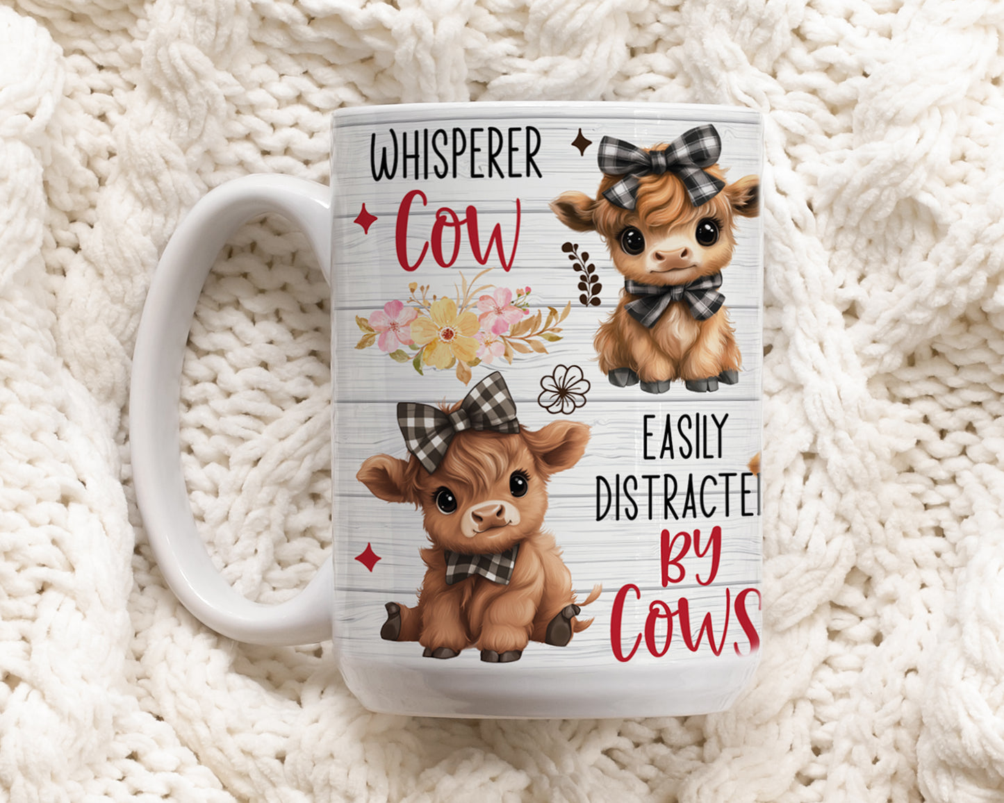 Cow Whisperer Mug, Funny Farm Life Coffee Cup for Cow Lovers