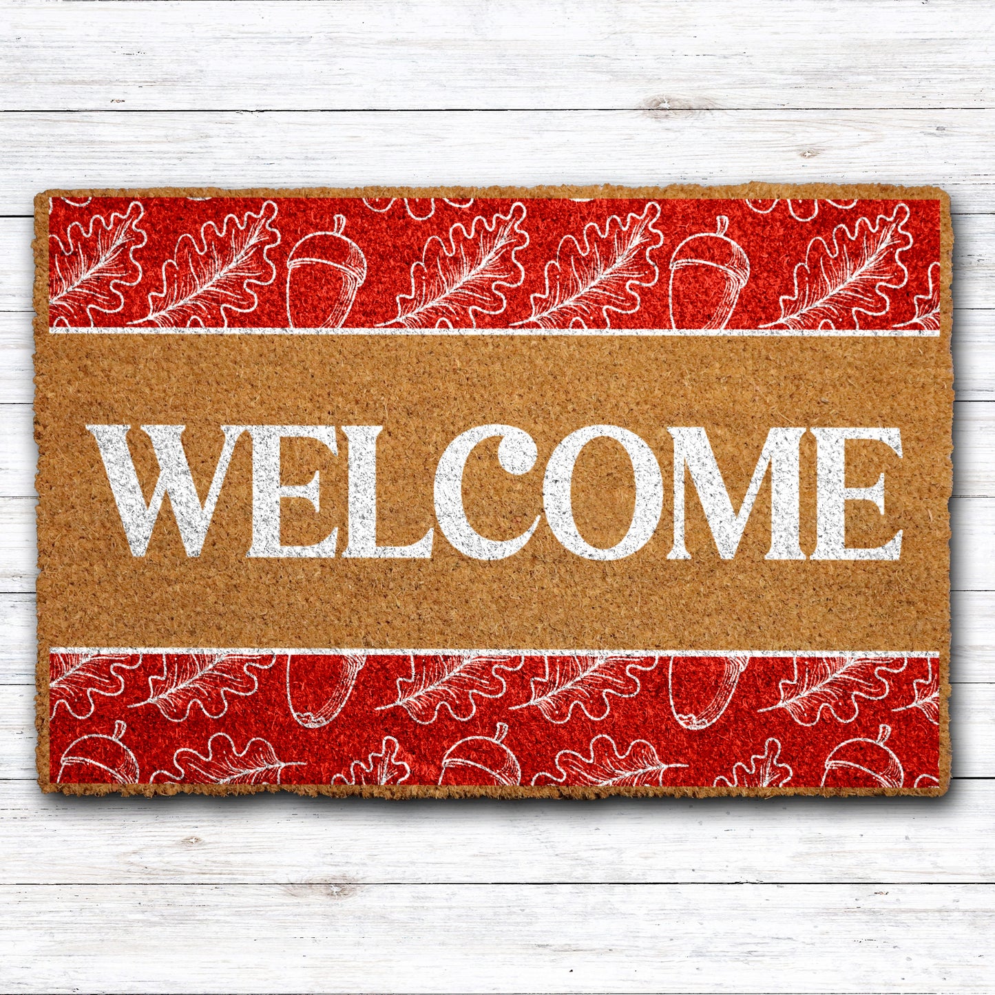 Autumn Welcome Mat, Thanksgiving Home Gift, Fall Front Porch Rug
