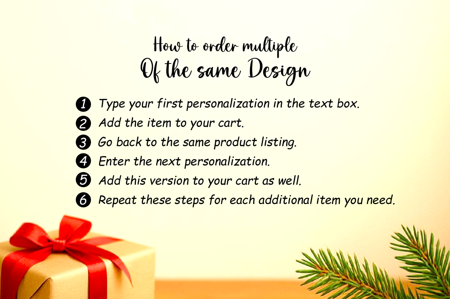 Personalized Christmas Ornament, Create Your Text Keepsake, Appreciation Decor