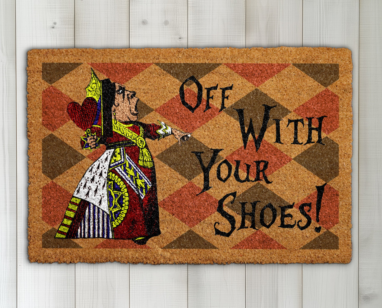 Cozy Entrance: Alice In Wonderland themed Doormat, Perfect Housewarming Gift