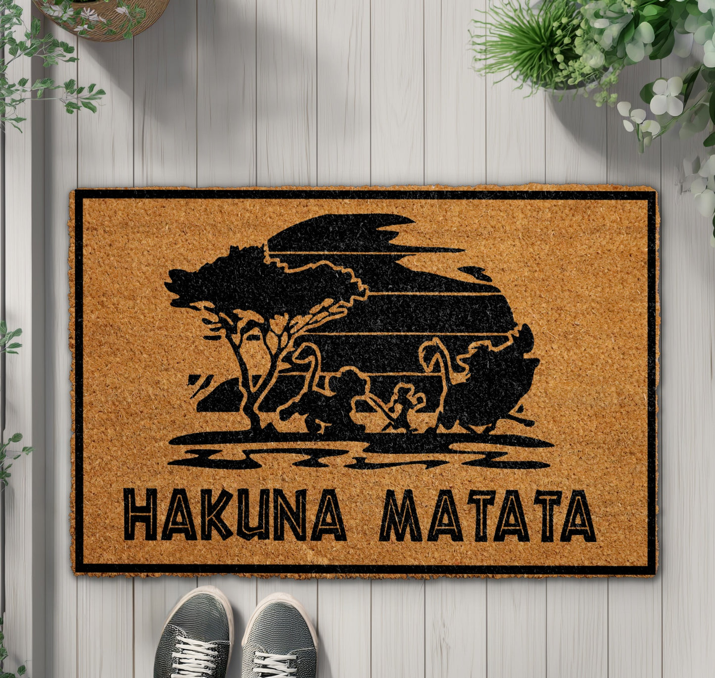 Lion King Welcome Mat, for Disney Fans and Animal Lovers.
