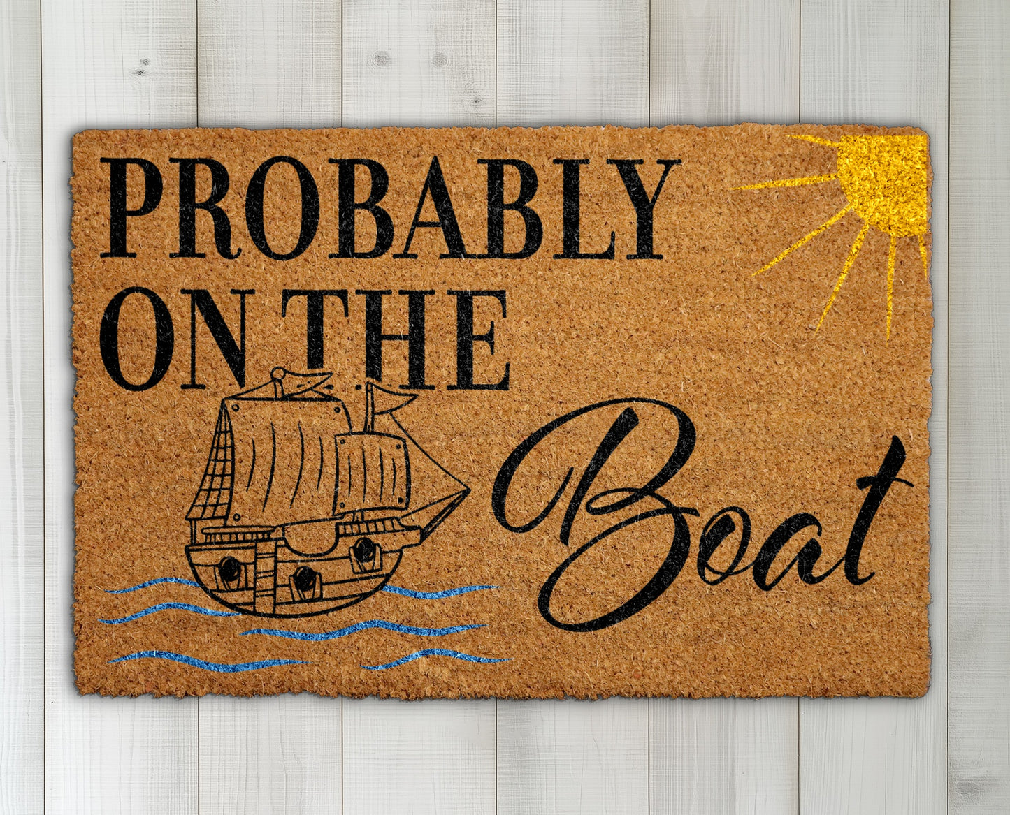 Nautical Welcome Mat: Sailor's Home Decor, Perfect Housewarming Gift!