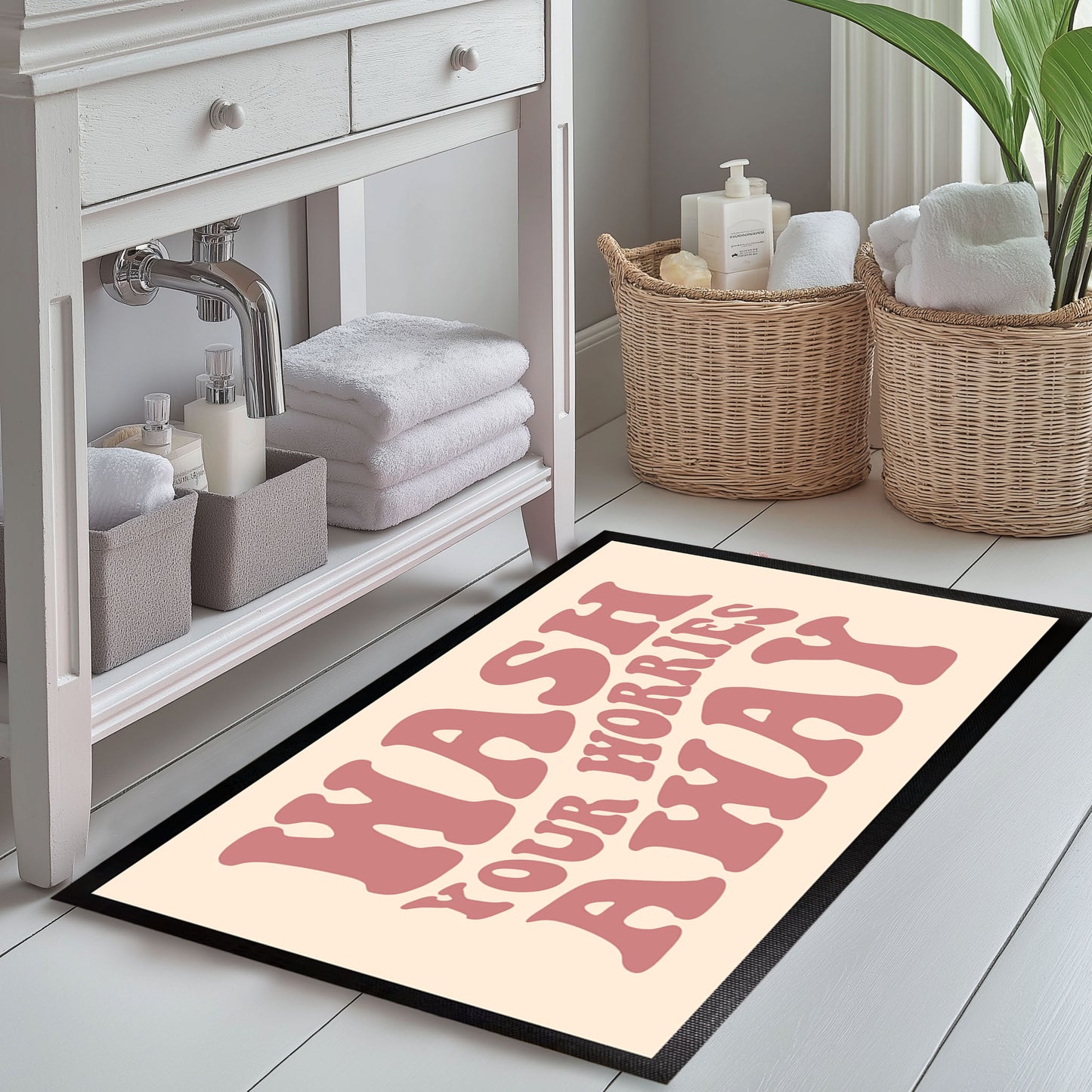 Soft, Absorbent Bathroom Mat for a Cozy, Stylish Bathroom Setup
