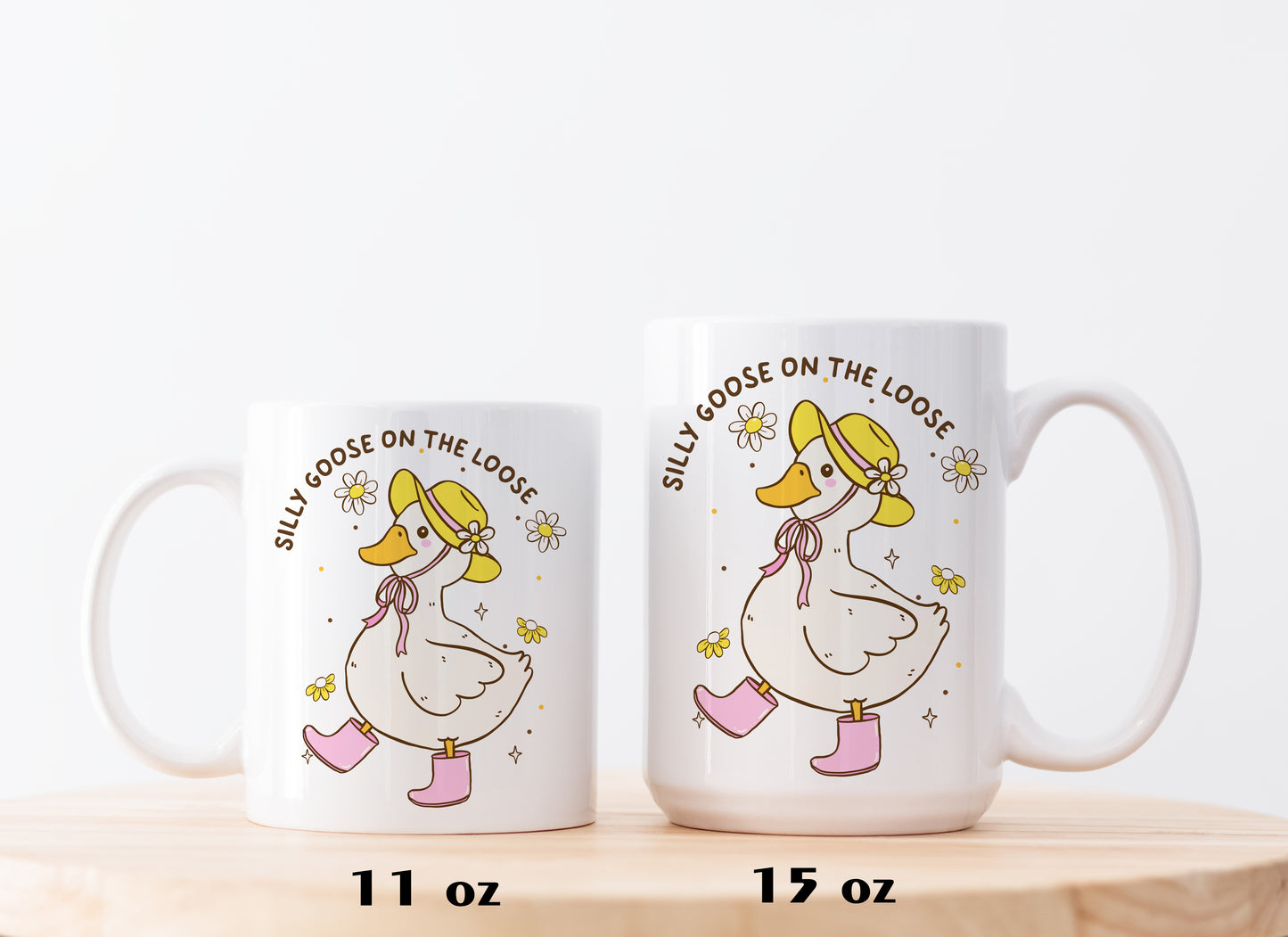 Whimsical Goose Gift, Funny Animal Lover Cup for Her or Him
