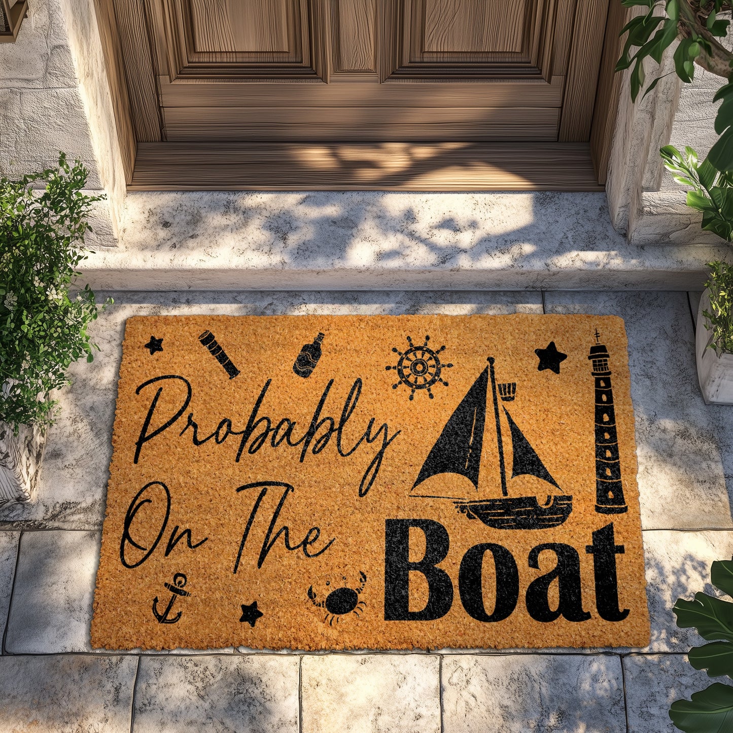 Sea Lover's Welcome: Funny Nautical Doormat for Sailor's Home
