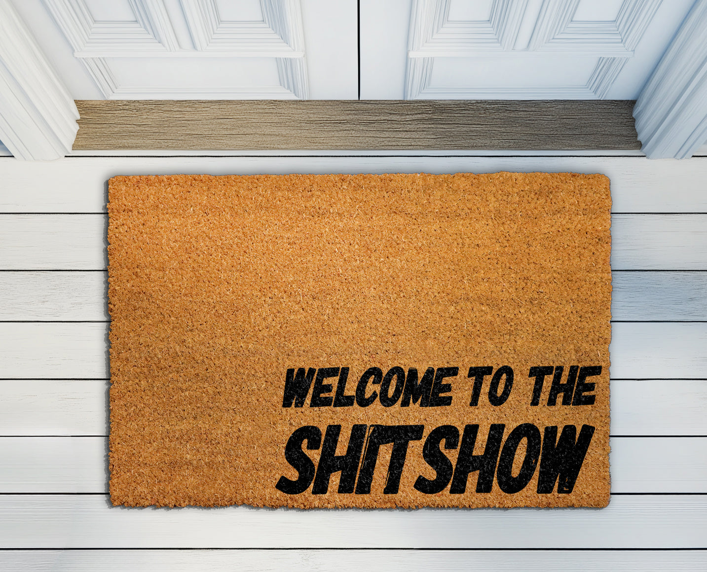 Add Humor to Your Entryway with This Sarcastic Doormat