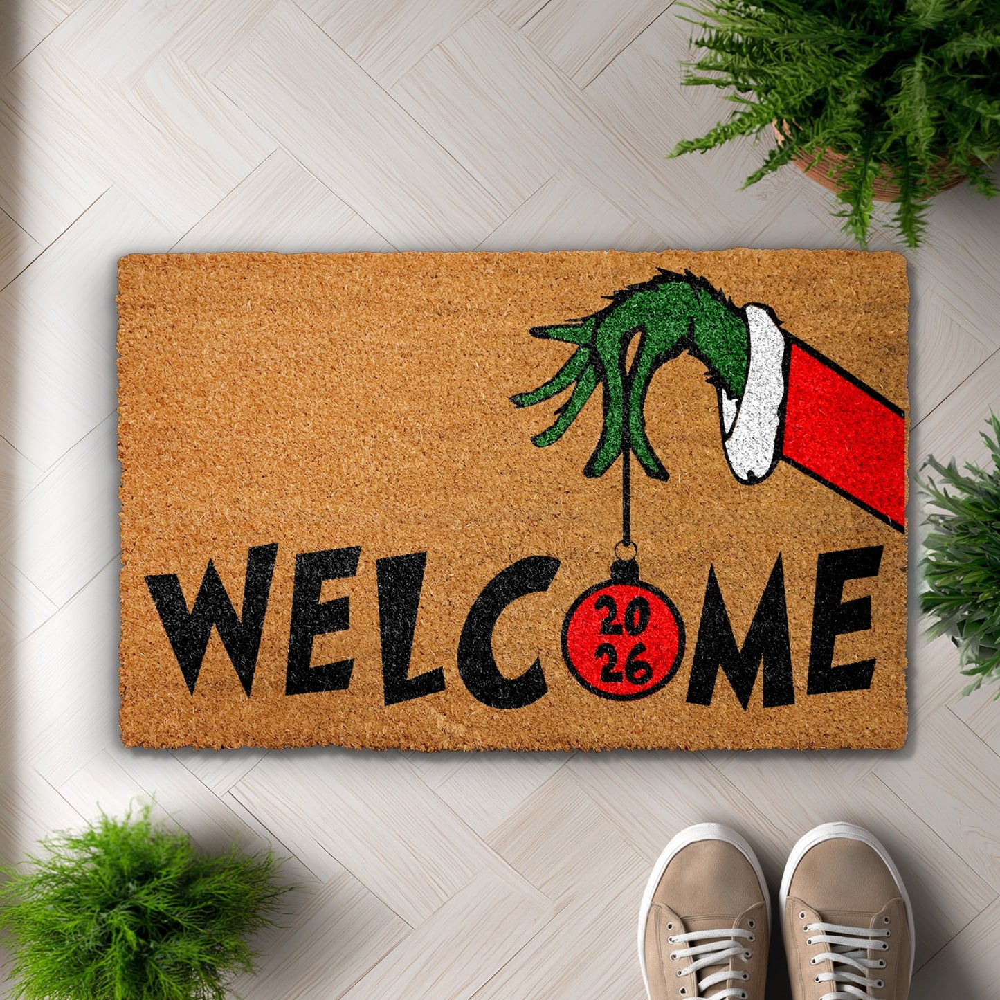 2026 Xmas Mat: Festive, Fun Welcome for Your Front Porch