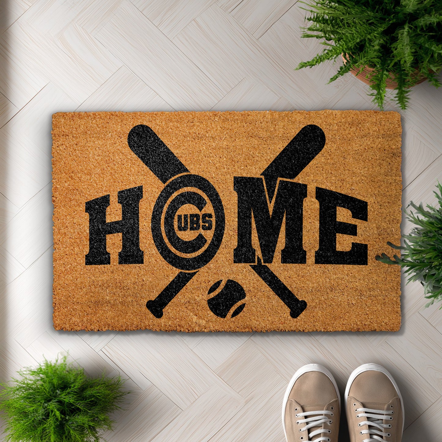 Baseball Lover's Welcome: Team Logo Inspired Front Porch Rug