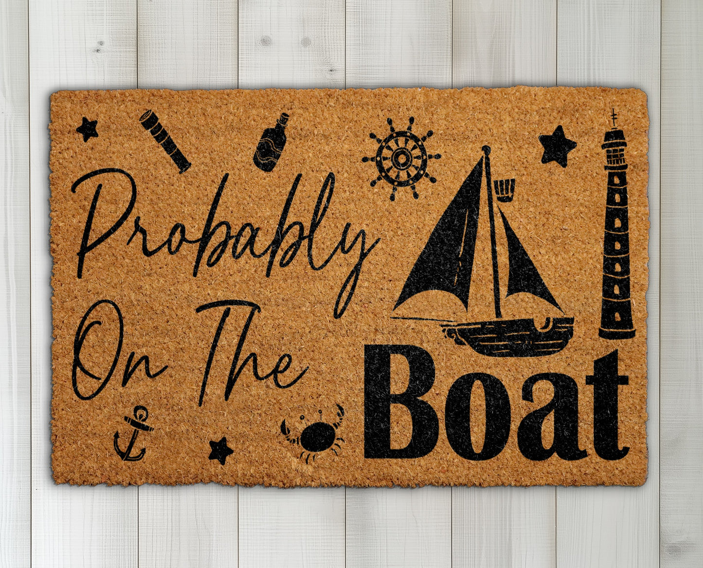 Sea Lover's Welcome: Funny Nautical Doormat for Sailor's Home