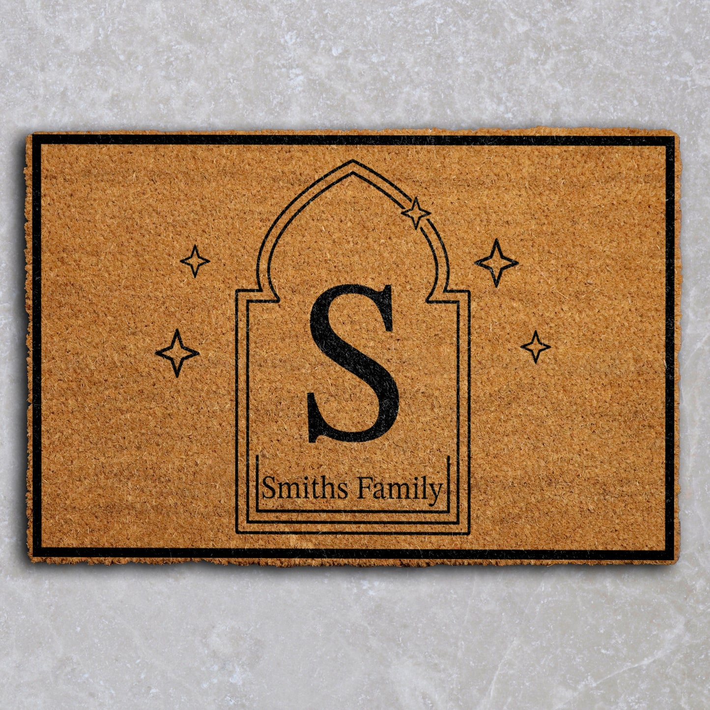 Create a Personalized Couples Monogram Doormat, Perfect New Home Decor