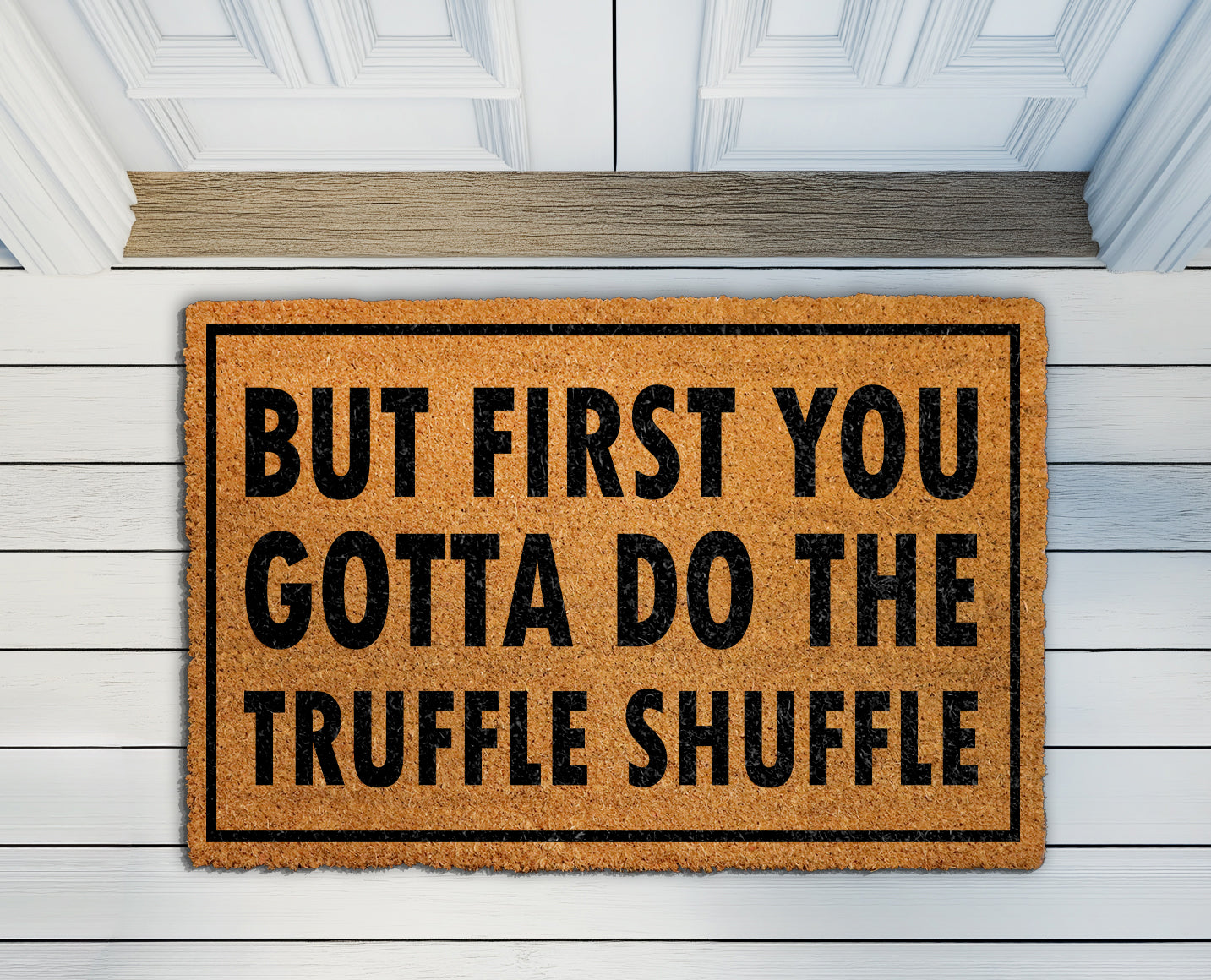 Quirky Coco Doormat: Retro Movie Quotes Rug for Housewarming Fun