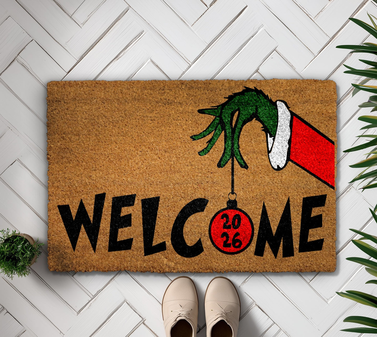 2026 Xmas Mat: Festive, Fun Welcome for Your Front Porch