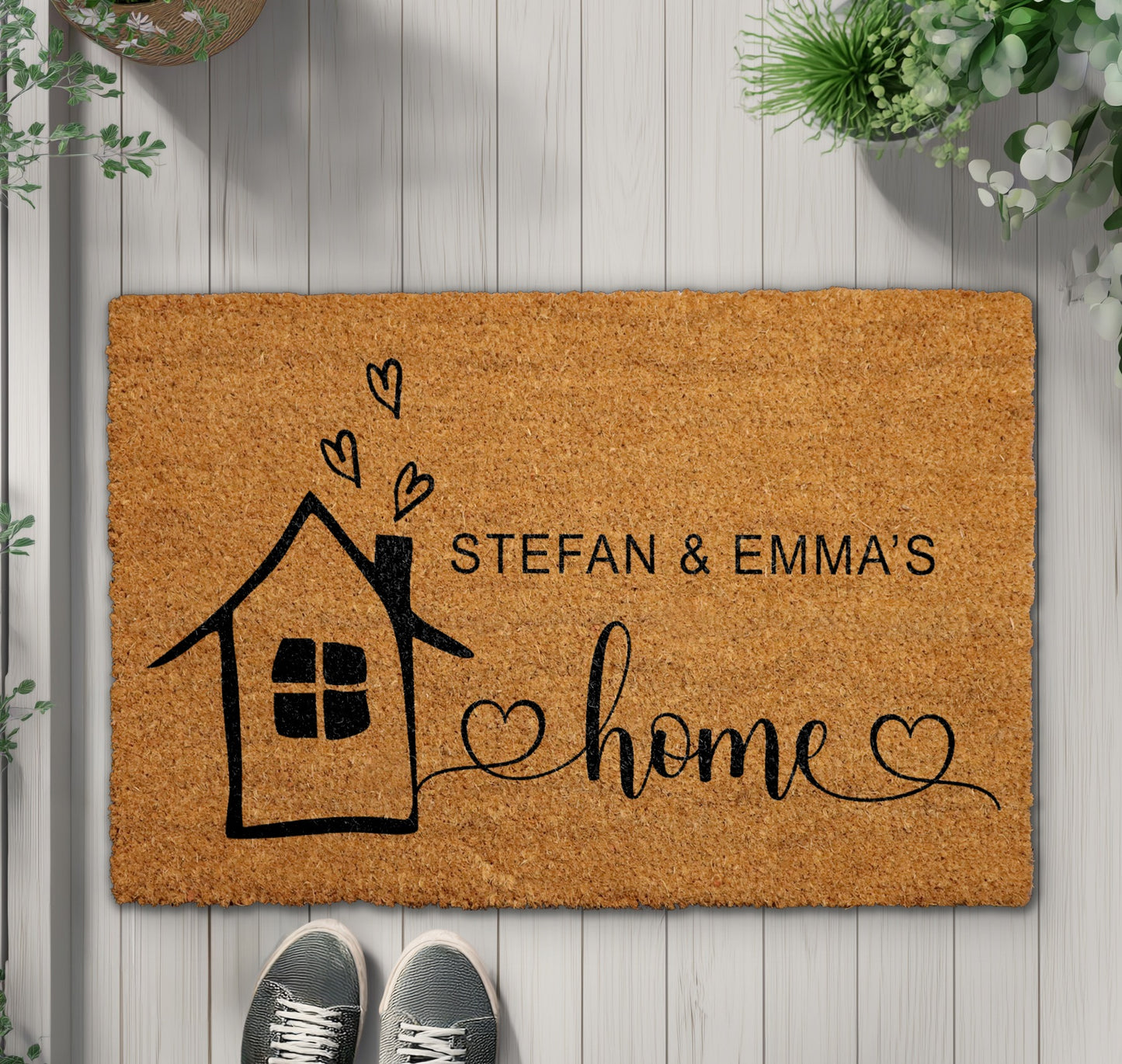 Create a Unique Welcome with Personalized Family Name Doormat