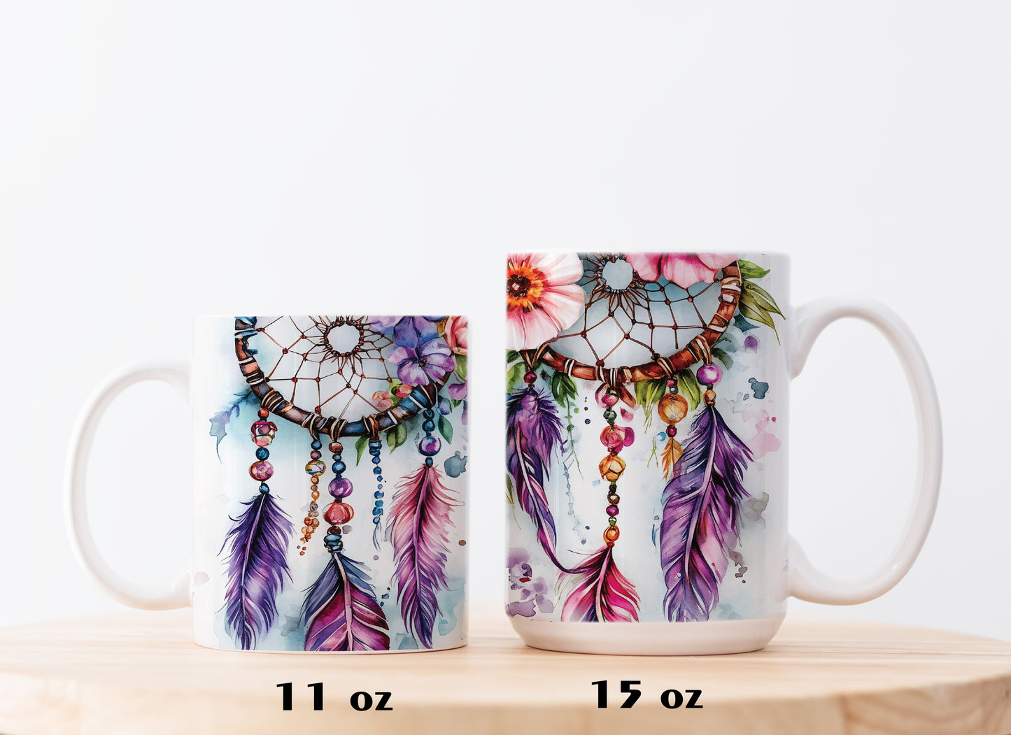 Empowering Indian Feather Mug, Inspiring Gift for Strong Individuals