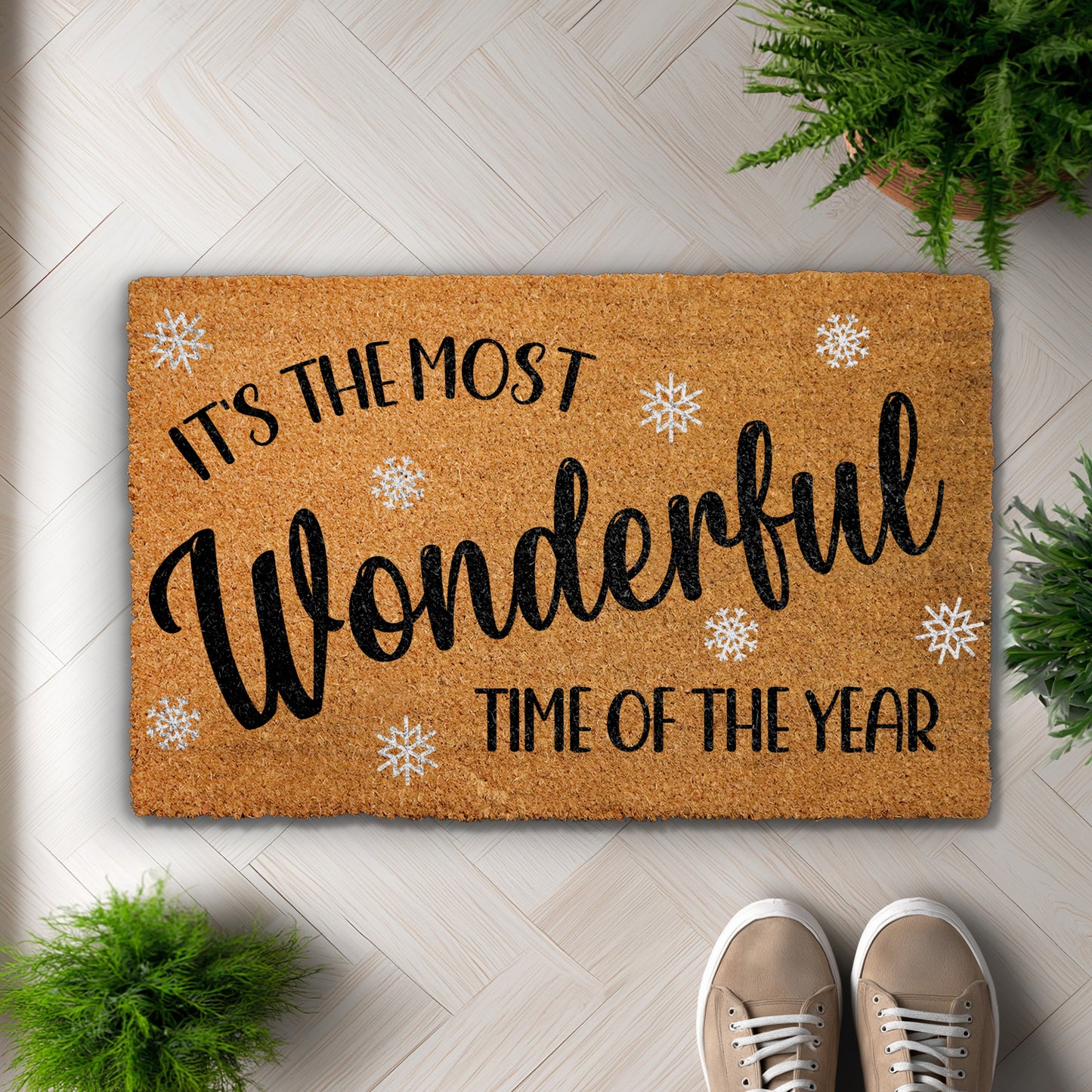 Welcome the Holidays with Festive Christmas Doormat, Perfect Gift Idea