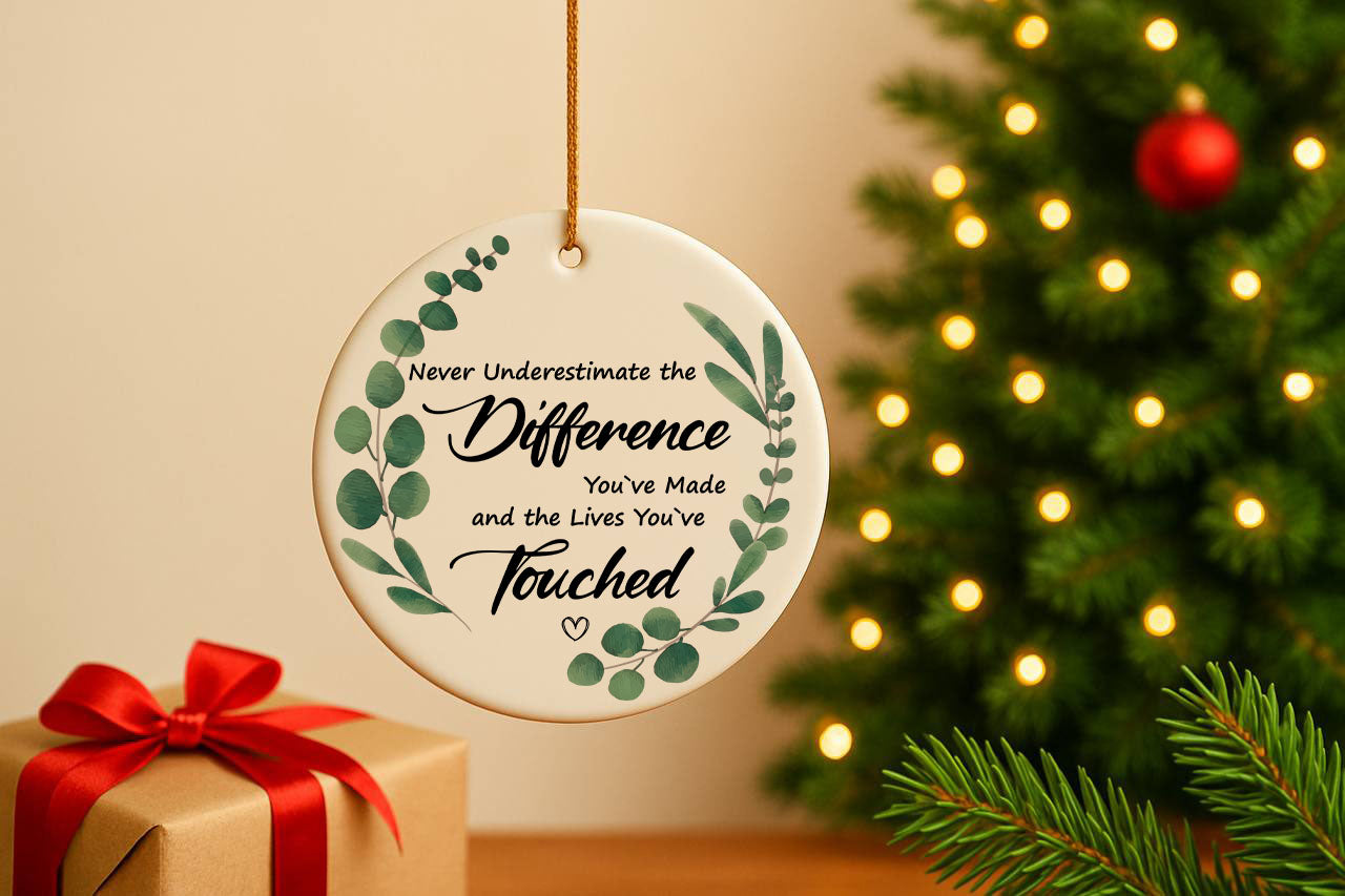 Celebrate Teachers with a Touching Difference Maker Ornament Gift