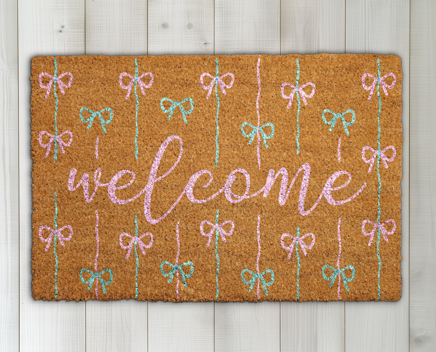 Coquette Bow Doormat: Charming Rug for Sweet Housewarming