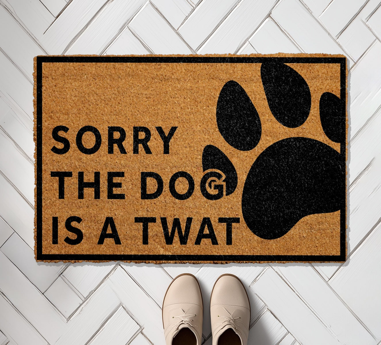 Twat Dog Doormat: Funny, Rude Home Decor for Dog Lovers