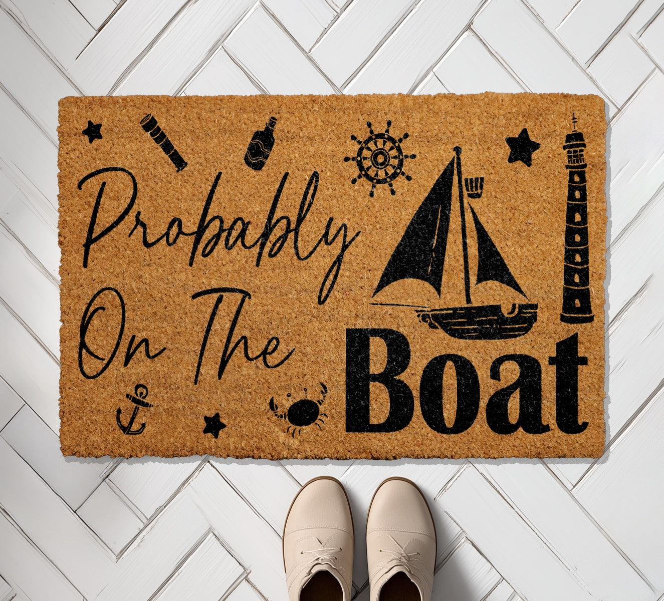 Sea Lover's Welcome: Funny Nautical Doormat for Sailor's Home