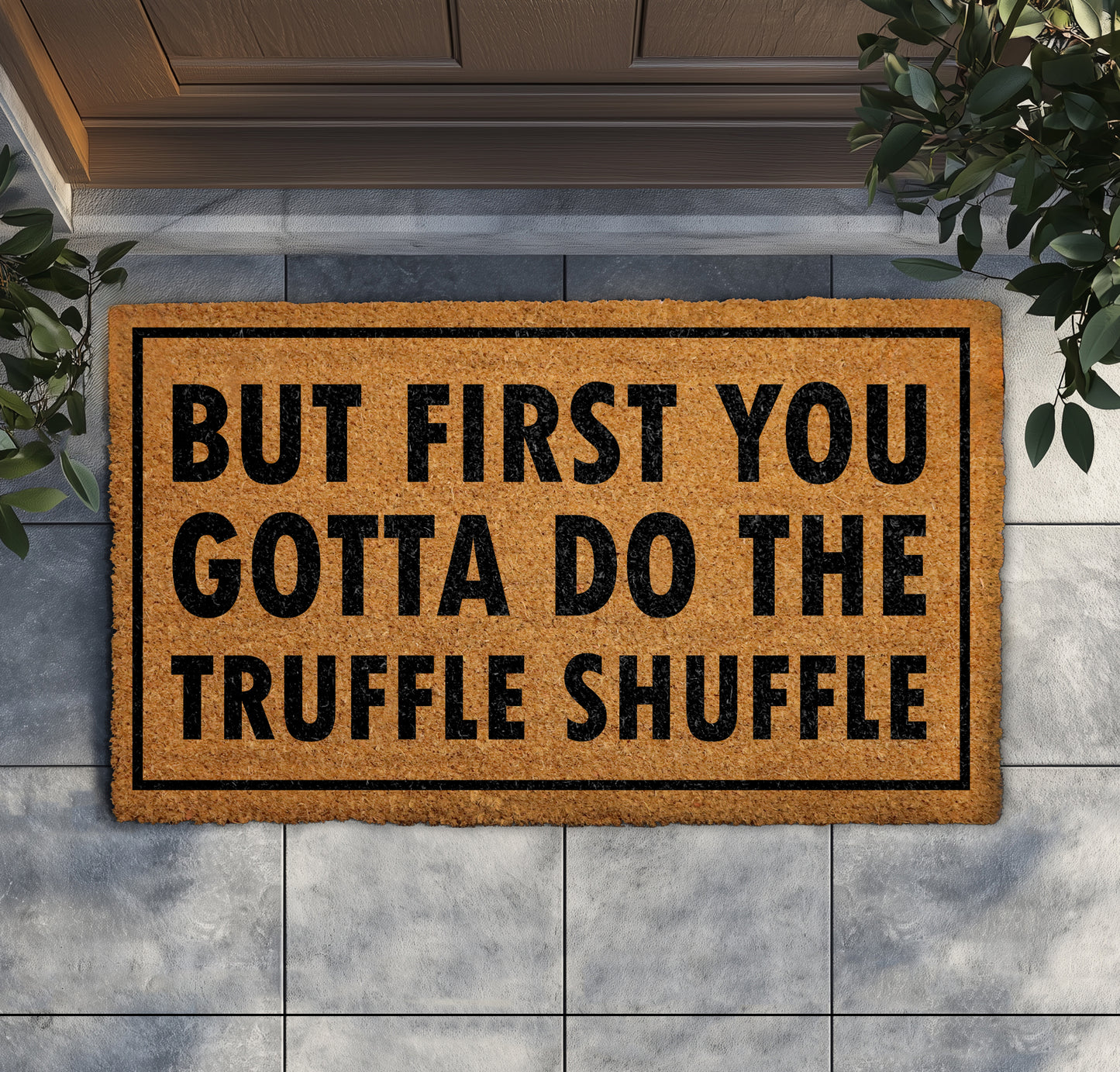 Quirky Coco Doormat: Retro Movie Quotes Rug for Housewarming Fun
