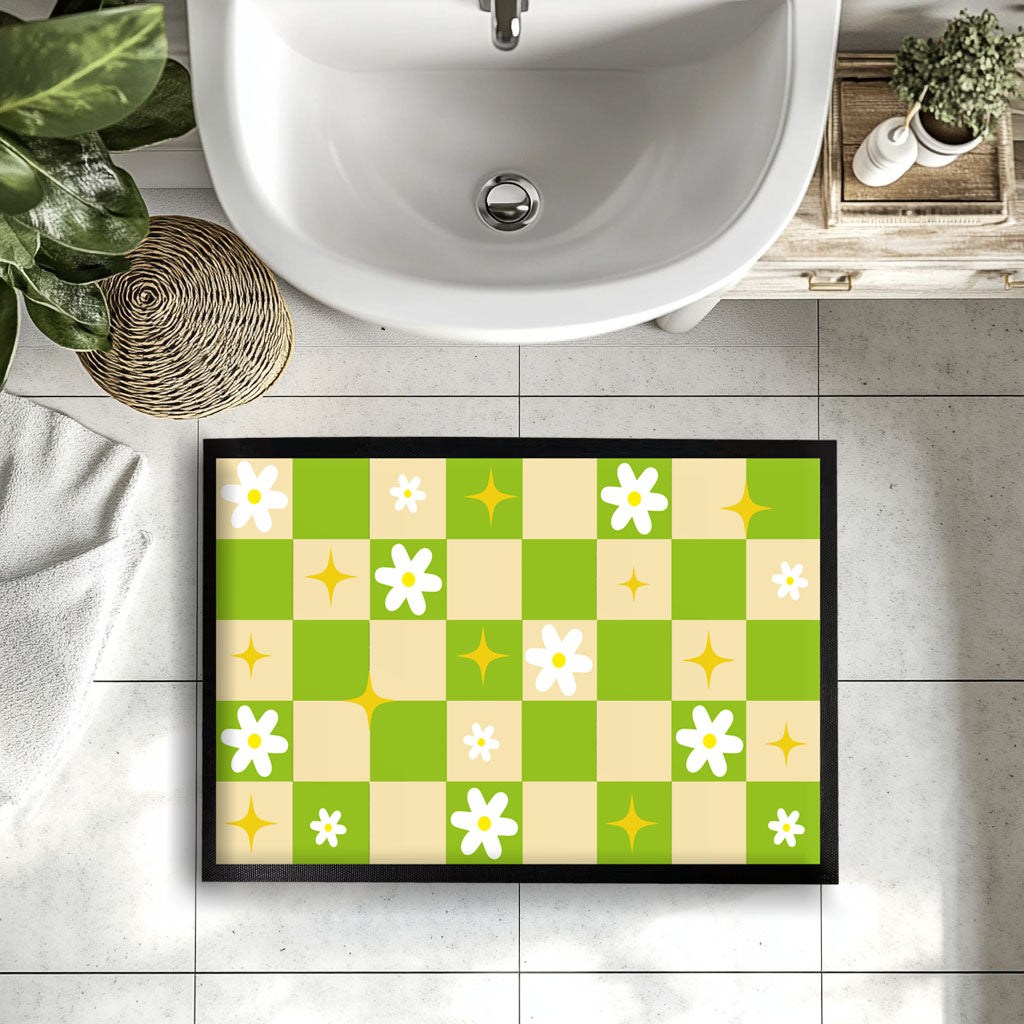 Retro Flower Power: Groovy Doormats & Boho Rugs for Home