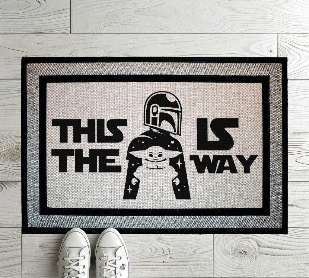 Elevate Your Entryway with Our Star Wars-Inspired Welcome Mat