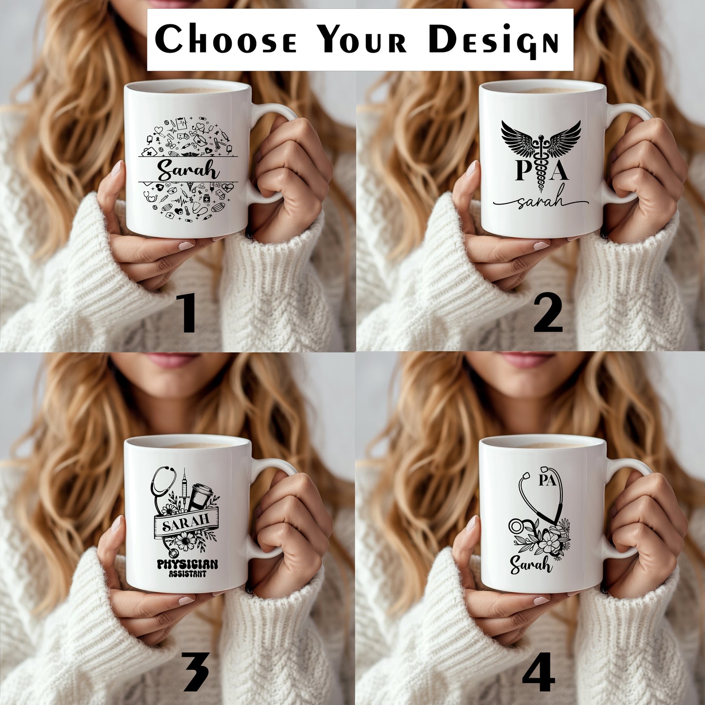 Personalize Your PA Grad Gift with Custom Ceramic Coffee Mug