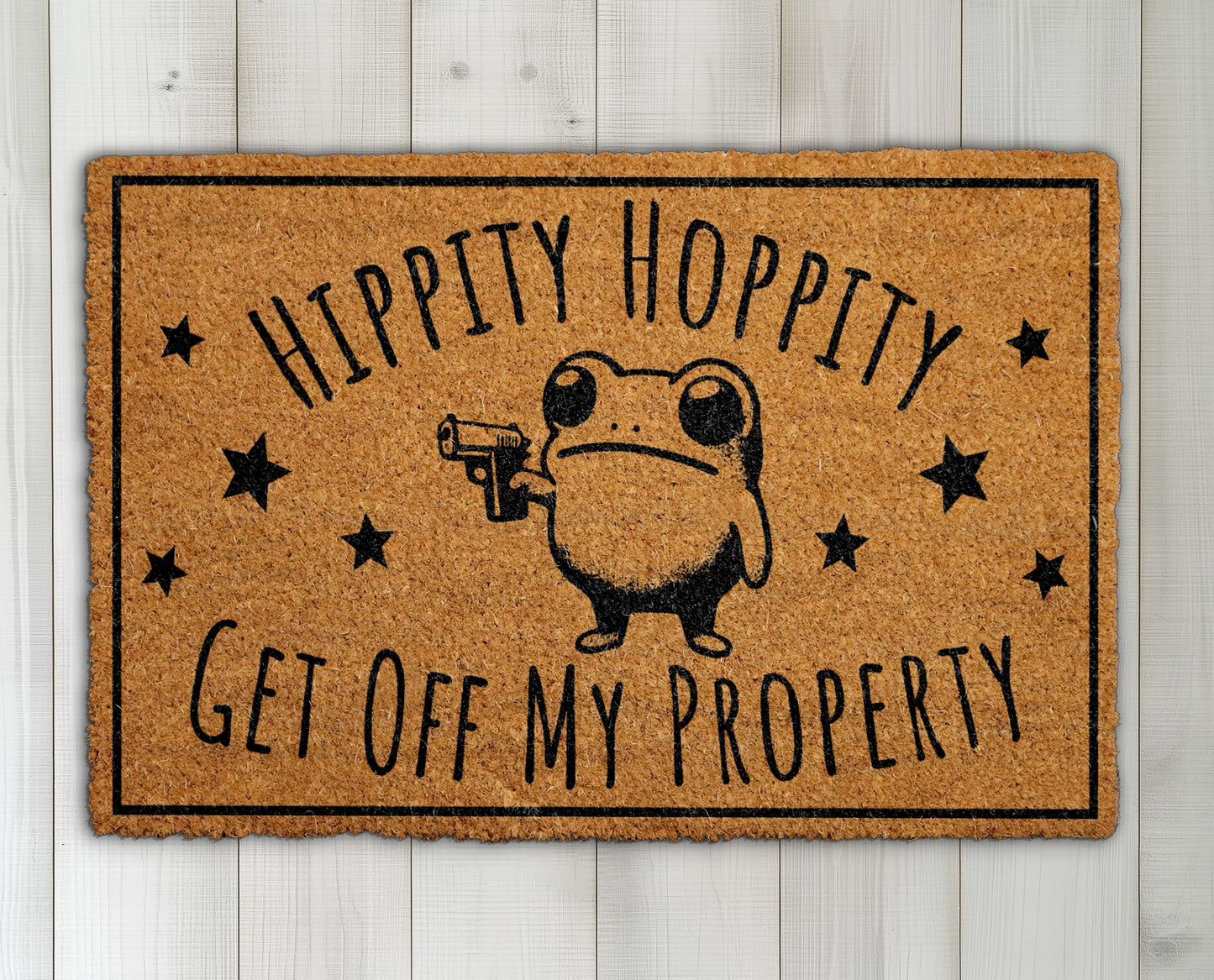 Hilarious Frog Doormat: Quirky Outdoor Rug, Humorous Housewarming Gift