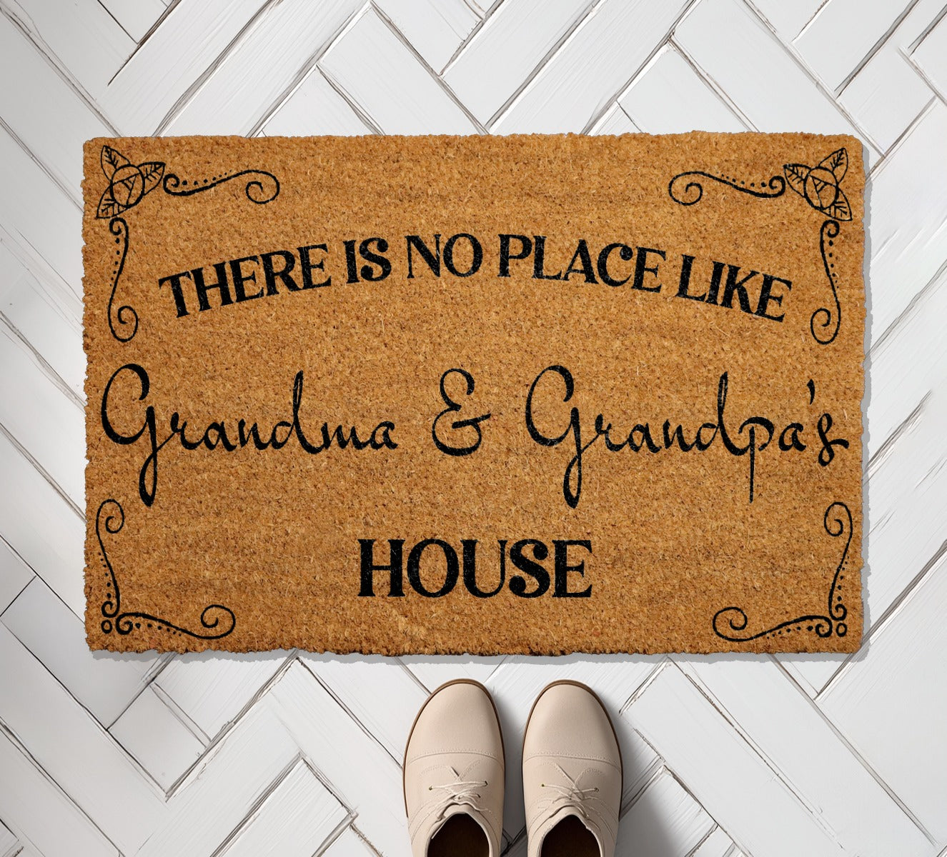 Grandparents Welcome Mat: Cozy Home Decor Gift for Nana & Papa