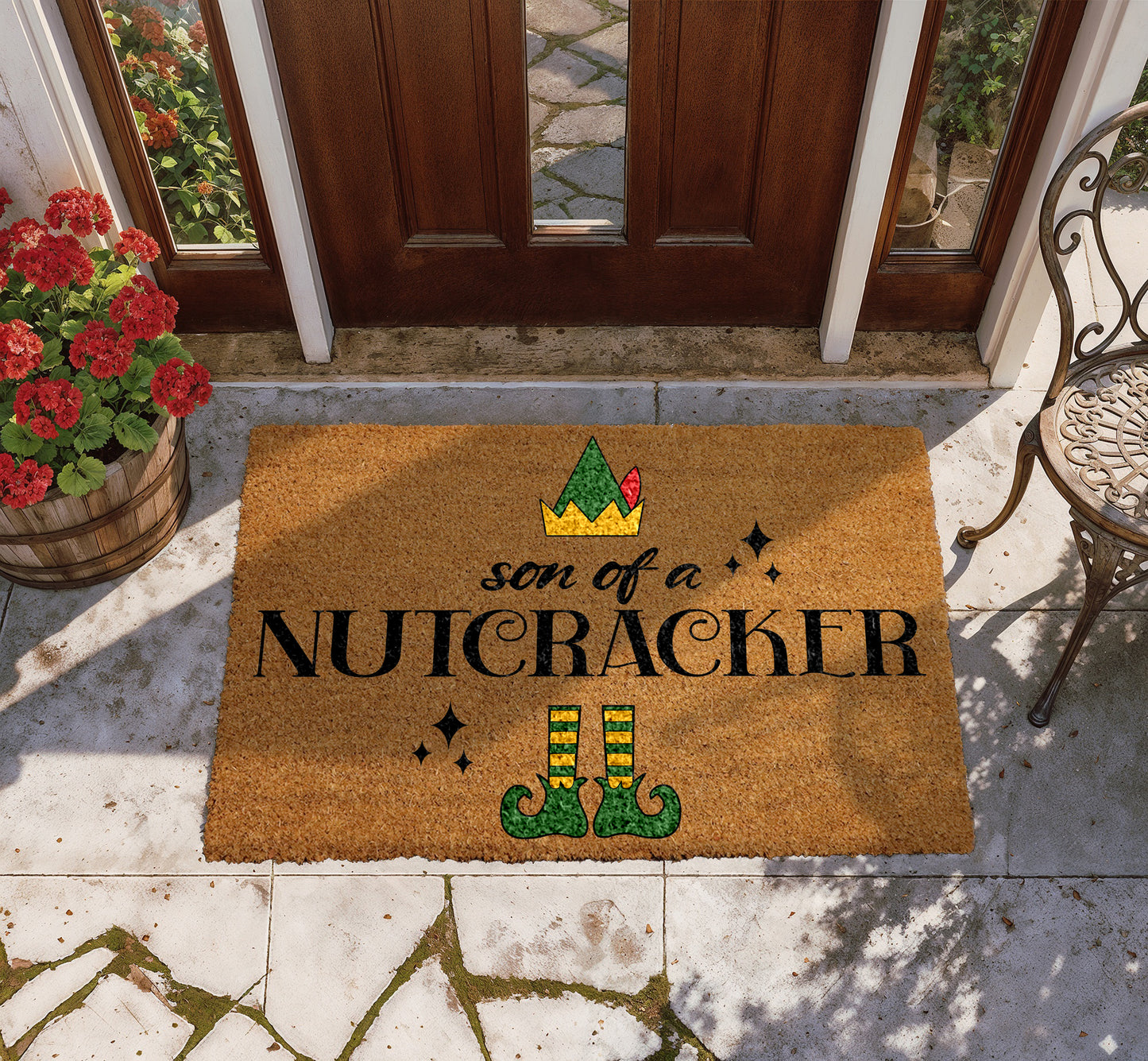 Spread Holiday Cheer with a Funny Christmas Doormat & Gift