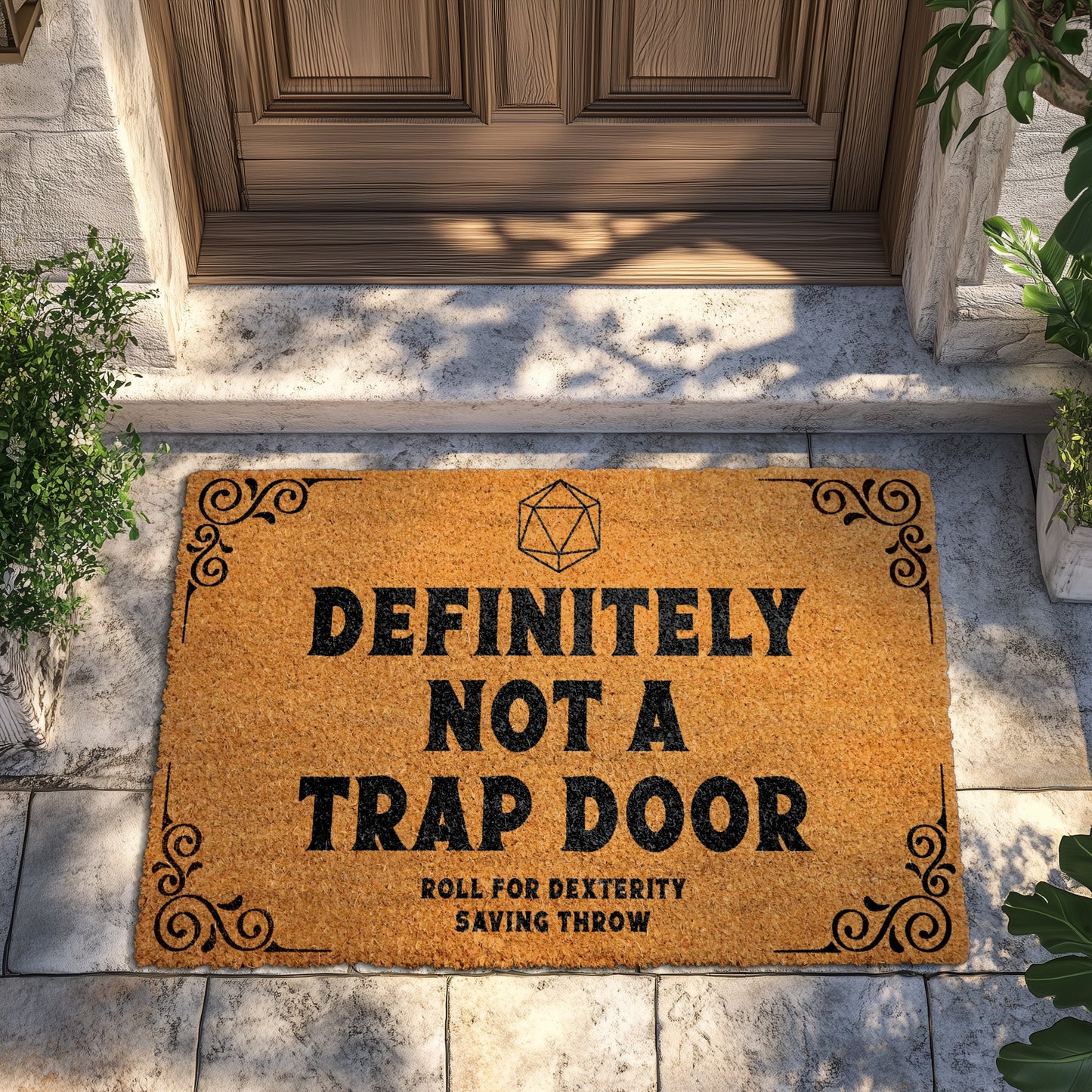 Level Up Your Entryway with a Funny D&D Welcome Mat