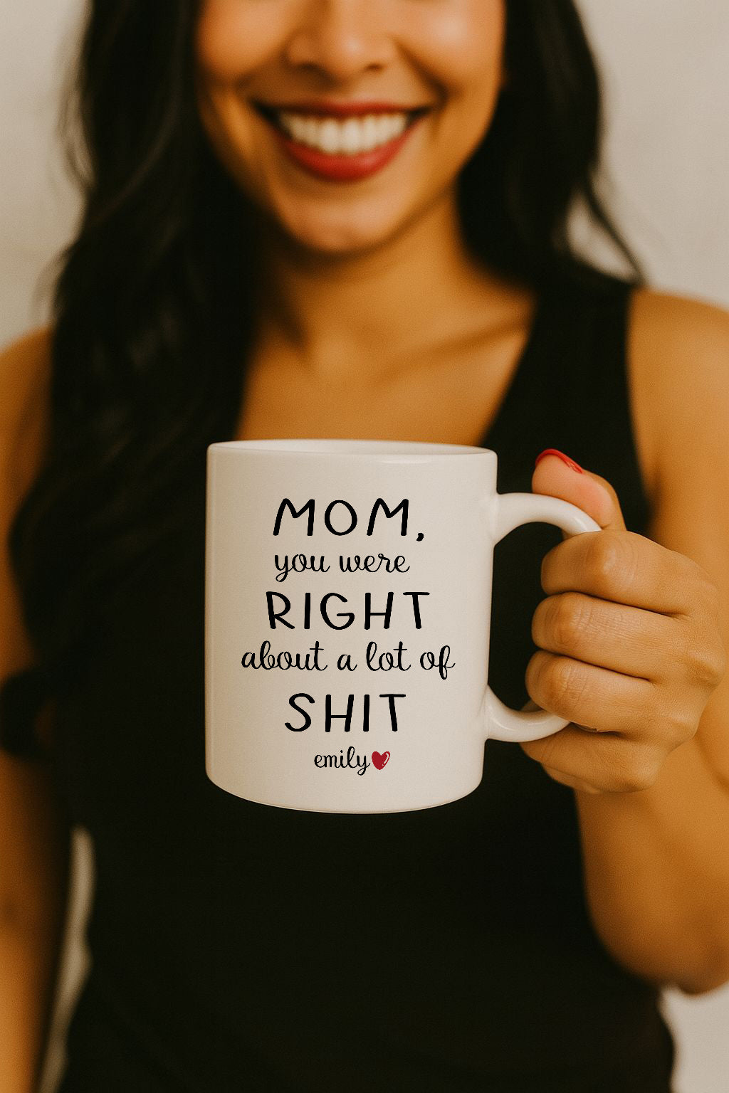 Custom Mom Ceramic Mug, Funny Mother's Day Tea Cup