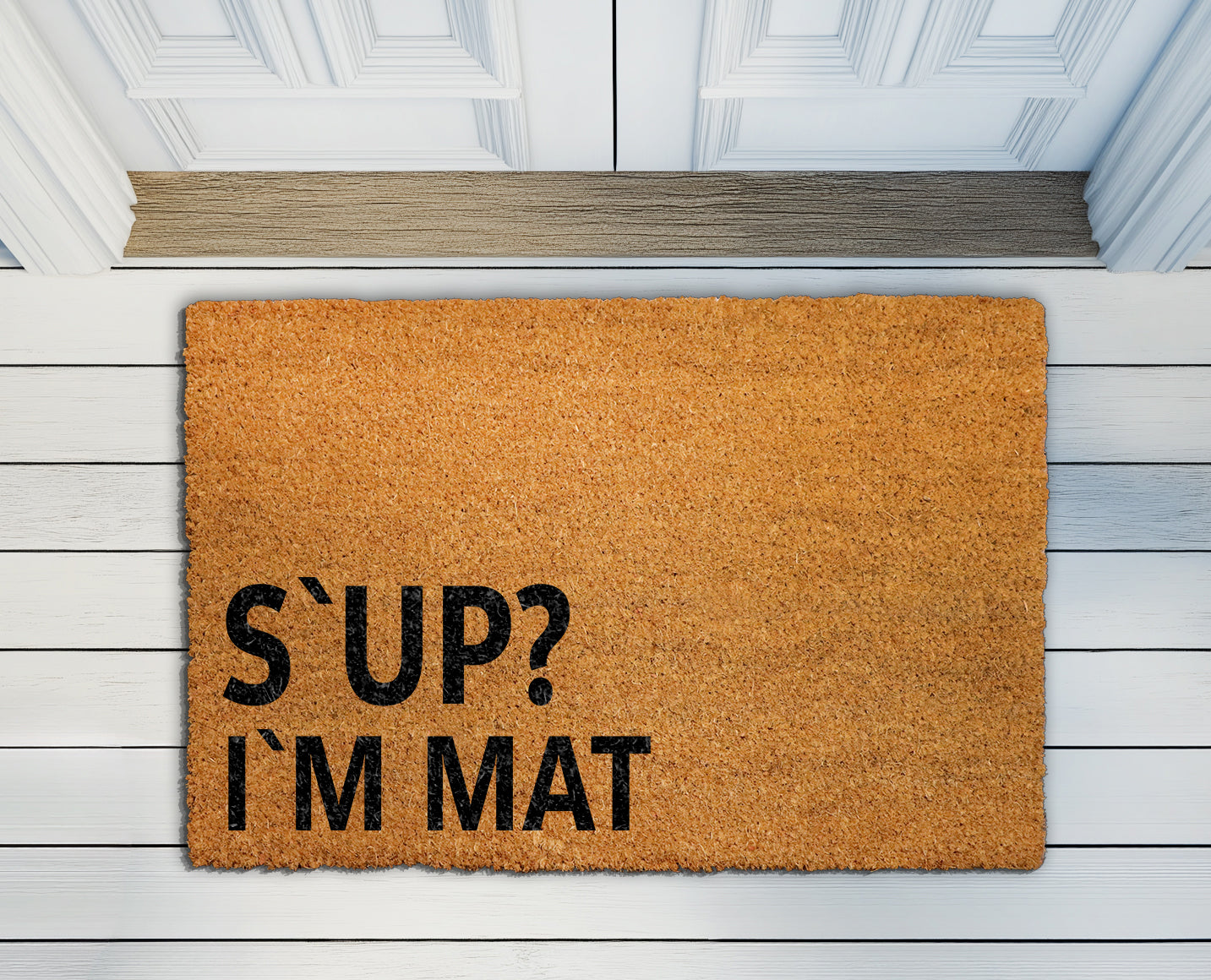 Mat Coco Doormat: Funny, Unique, Conversational Outdoor Greeting Rug