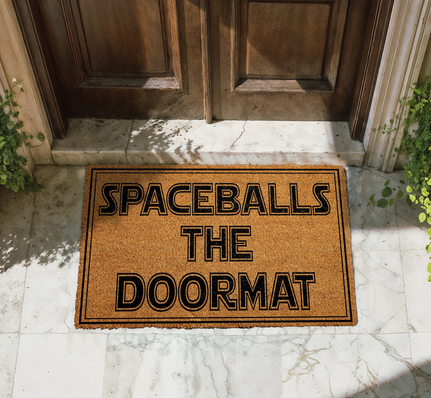 Spaceballs Doormat: Sci-Fi Themed Comedy Welcome Mat for Housewarming