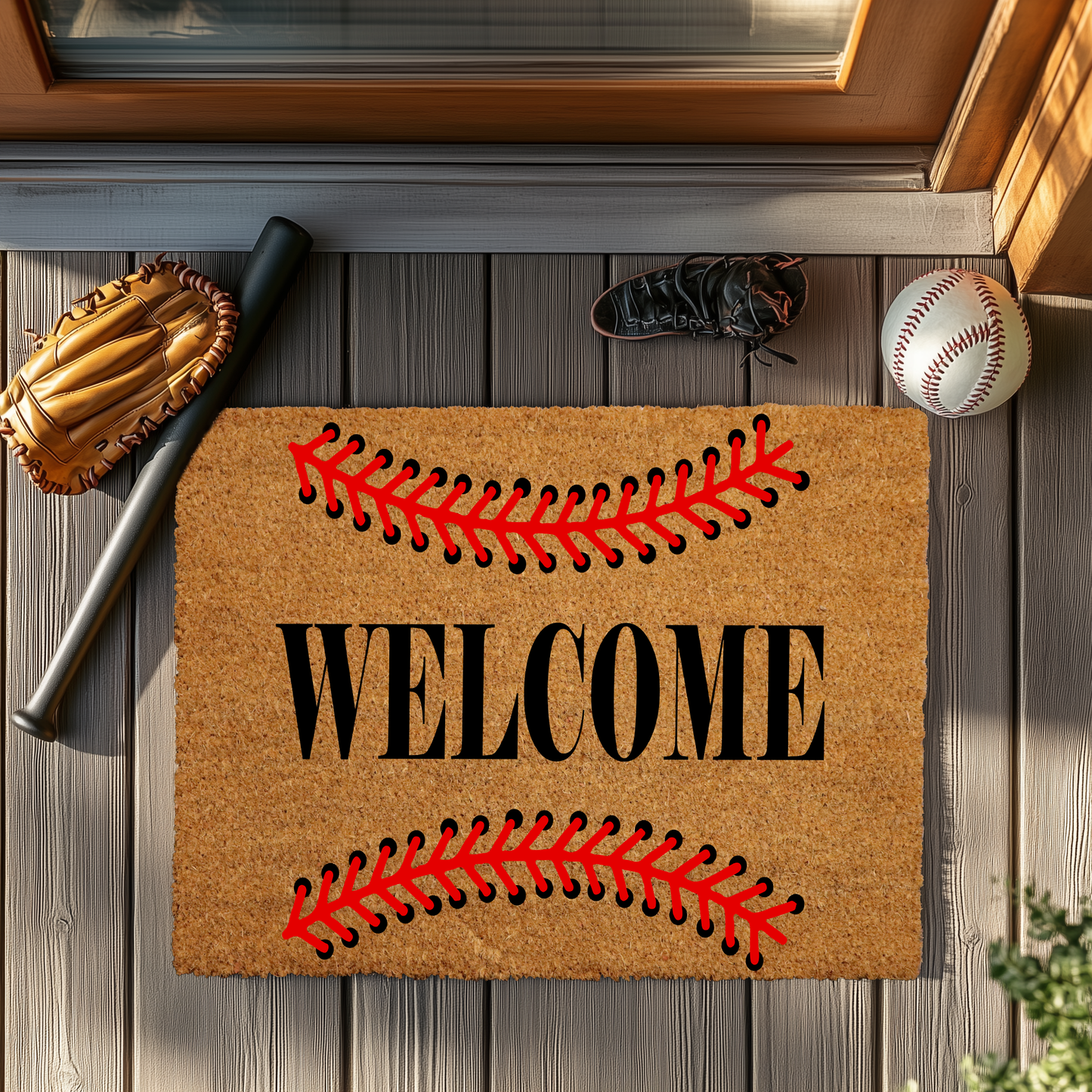 Home Plate Doormat, Your Base for Baseball Fun Gifts