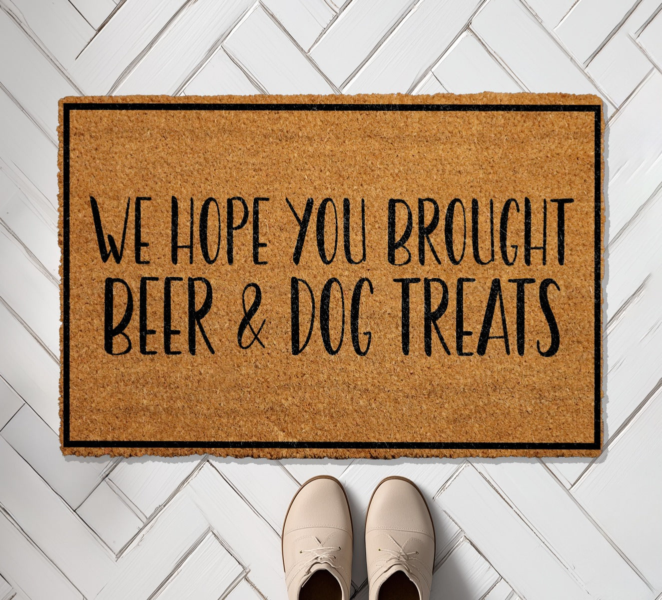 Welcome Guests with Humorous Dog Lover Doormat, Perfect Housewarming Gift