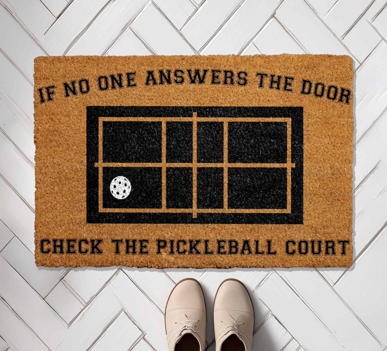 Welcome Pickleball Players! Check Out Our Court Doormat Today.