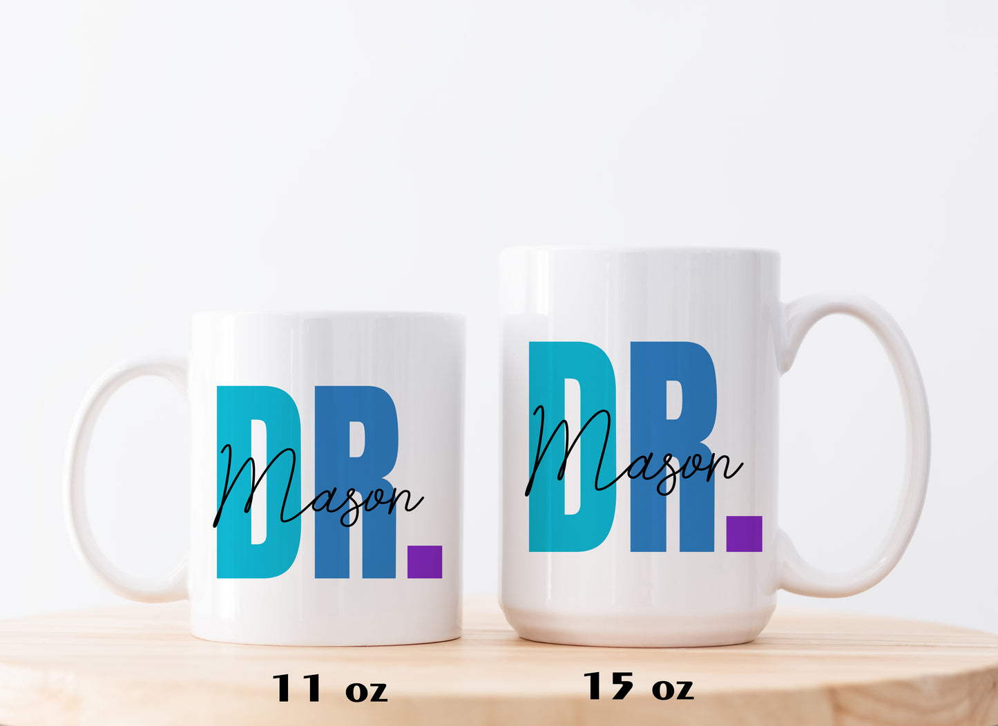 Custom Dr. Coffee Mug - Personalized Medical Professional Gift, Graduation Tea Cup