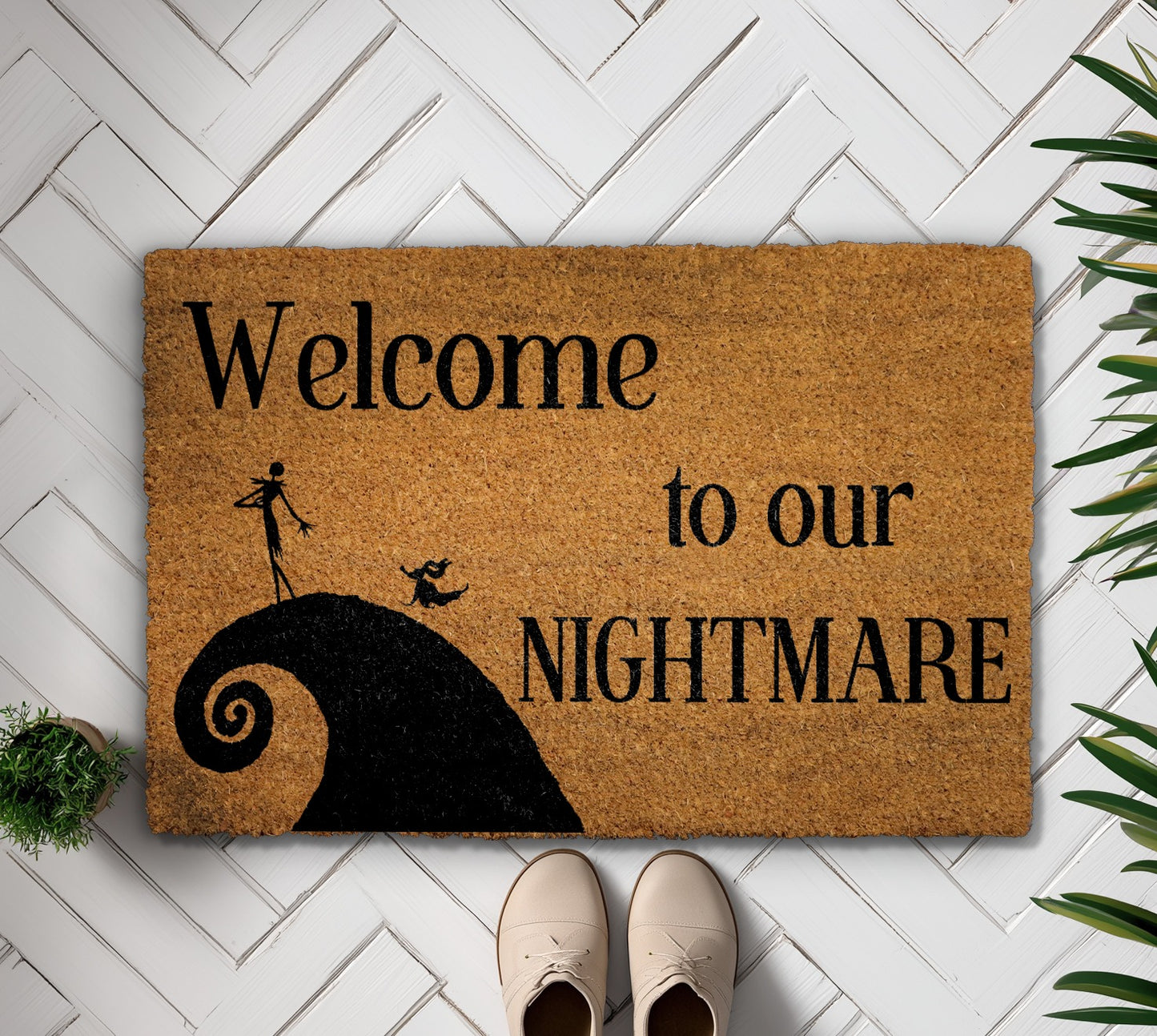 Spook up Your Entryway with Halloween Inspired Horror Movie Doormat
