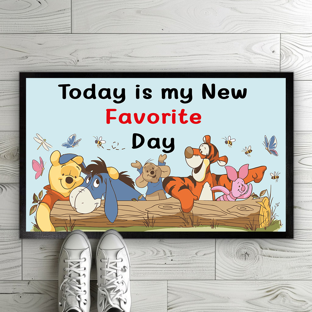 Whimsical Winnie The Pooh Welcome Mat for Disney Fans