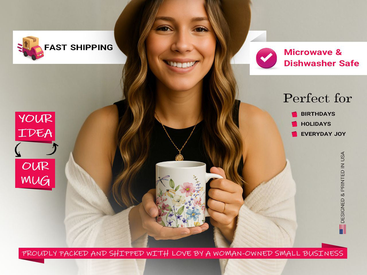 Expecting Mom Gift: Personalized Baby Brewing Coffee Mug, Pregnancy Announcement