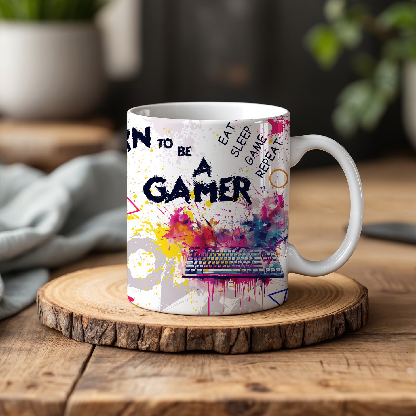 Elevate Your Game with Gamer Zone Ceramic Coffee Mug