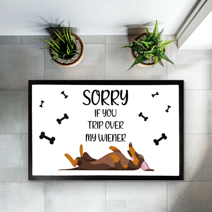 Humorous Dachshund Welcome Mat, Perfect for Dog Lovers!