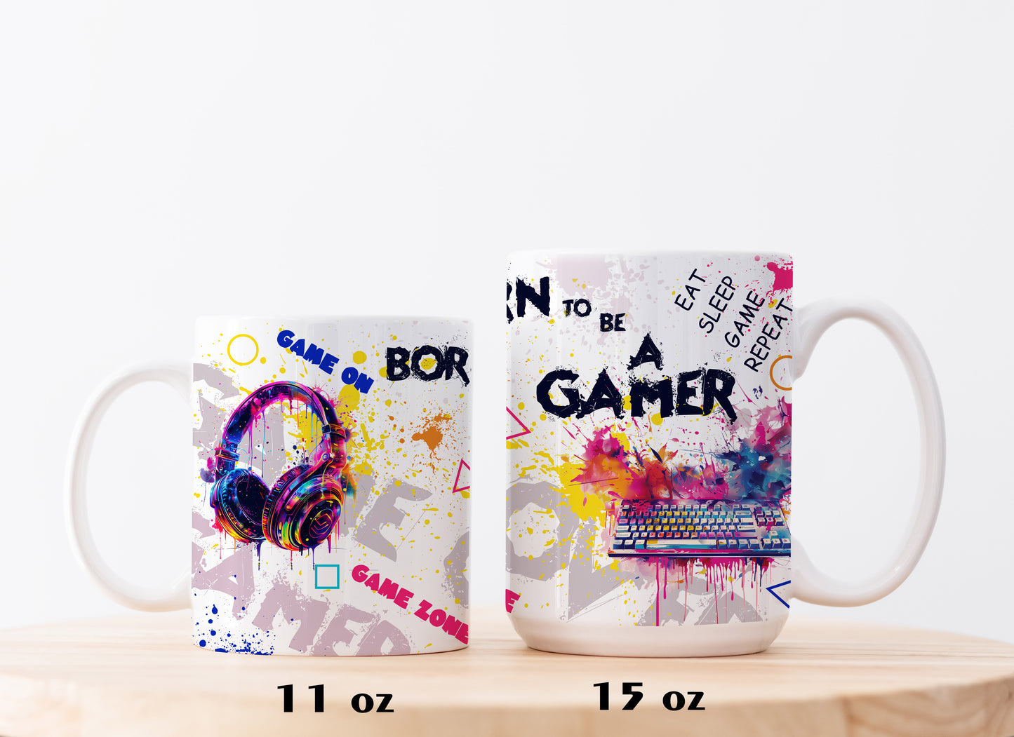Elevate Your Game with Gamer Zone Ceramic Coffee Mug