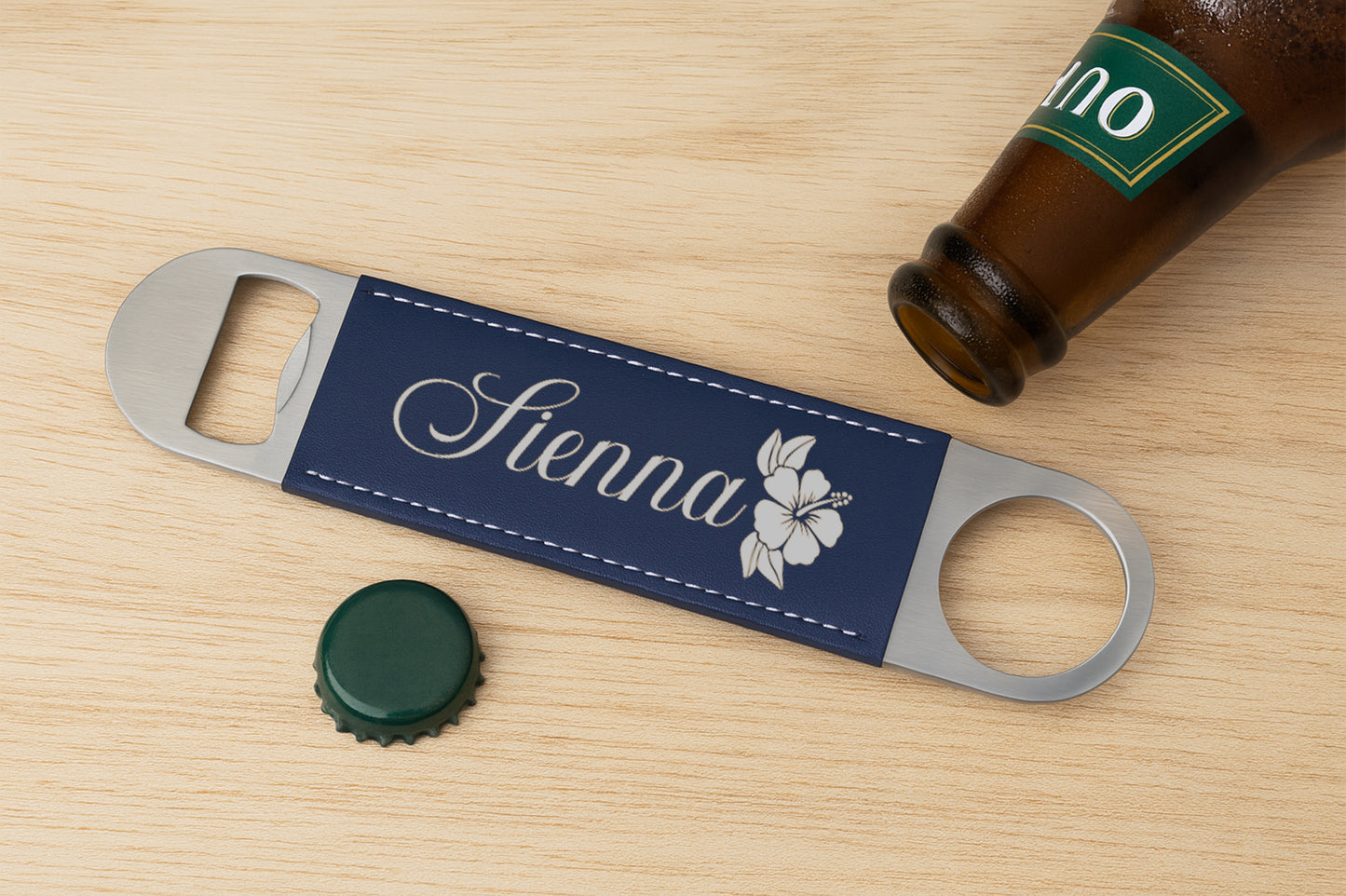 Custom Engraved Bottle Opener, Personalized Groomsman Gift with Name