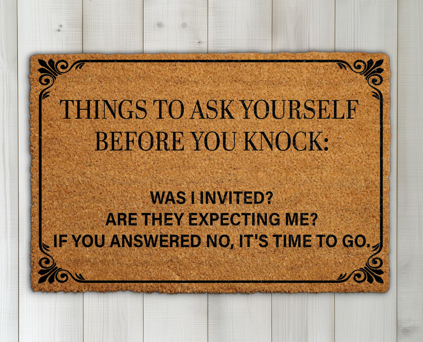 Quirky Housewarming Mat: For the Sarcastic, Anti-Social Homeowner