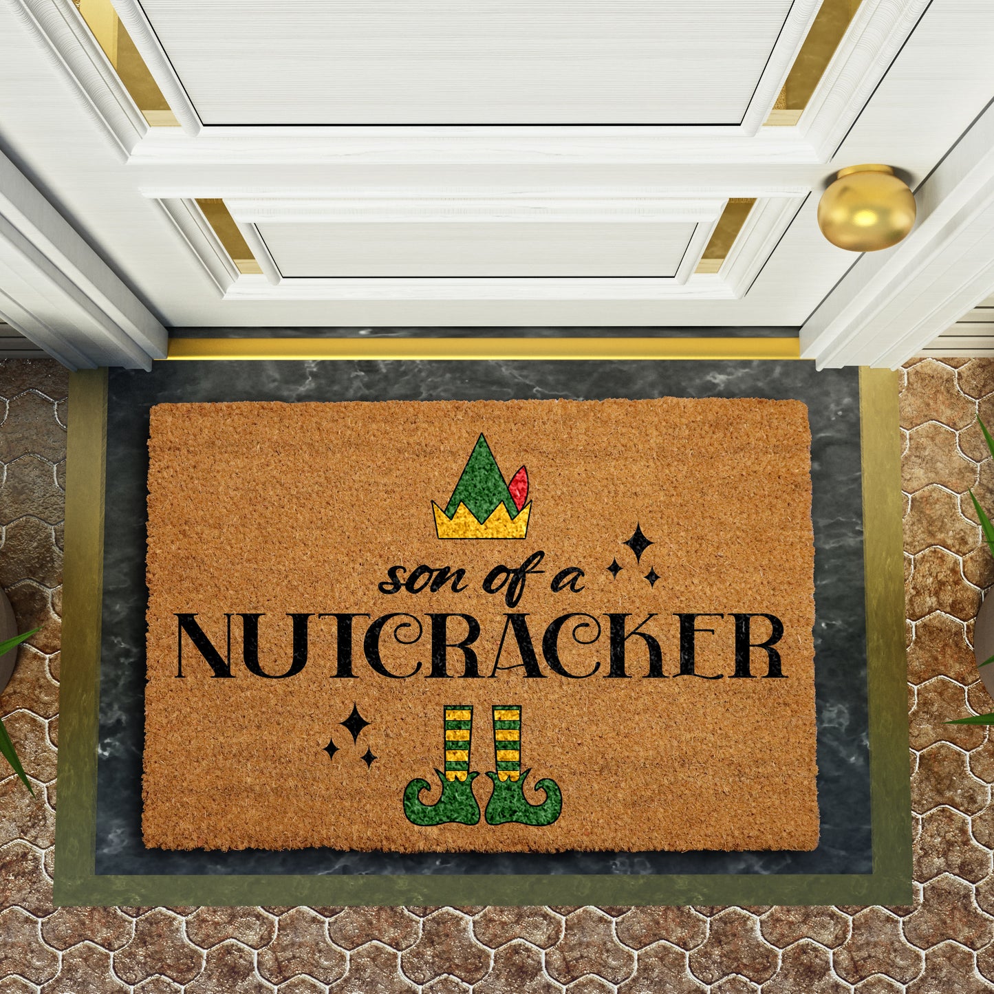Spread Holiday Cheer with a Funny Christmas Doormat & Gift